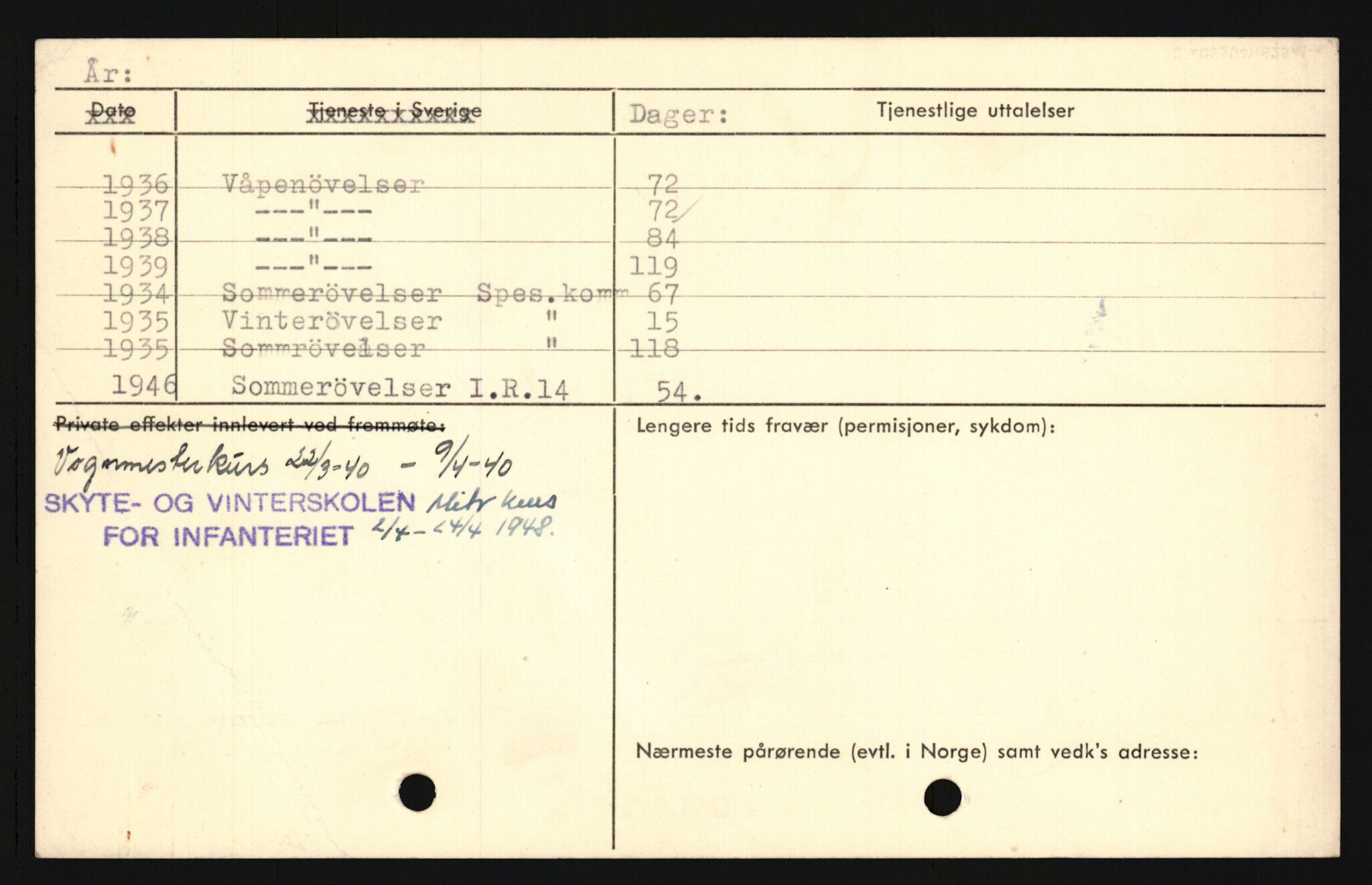 Forsvaret, Sør-Hålogaland landforsvar, AV/RA-RAFA-2552/P/Pa/L0302: Personellmapper for slettet personell, yrkesbefal og vernepliktig befal, født 1913-1916, 1932-1976, p. 194