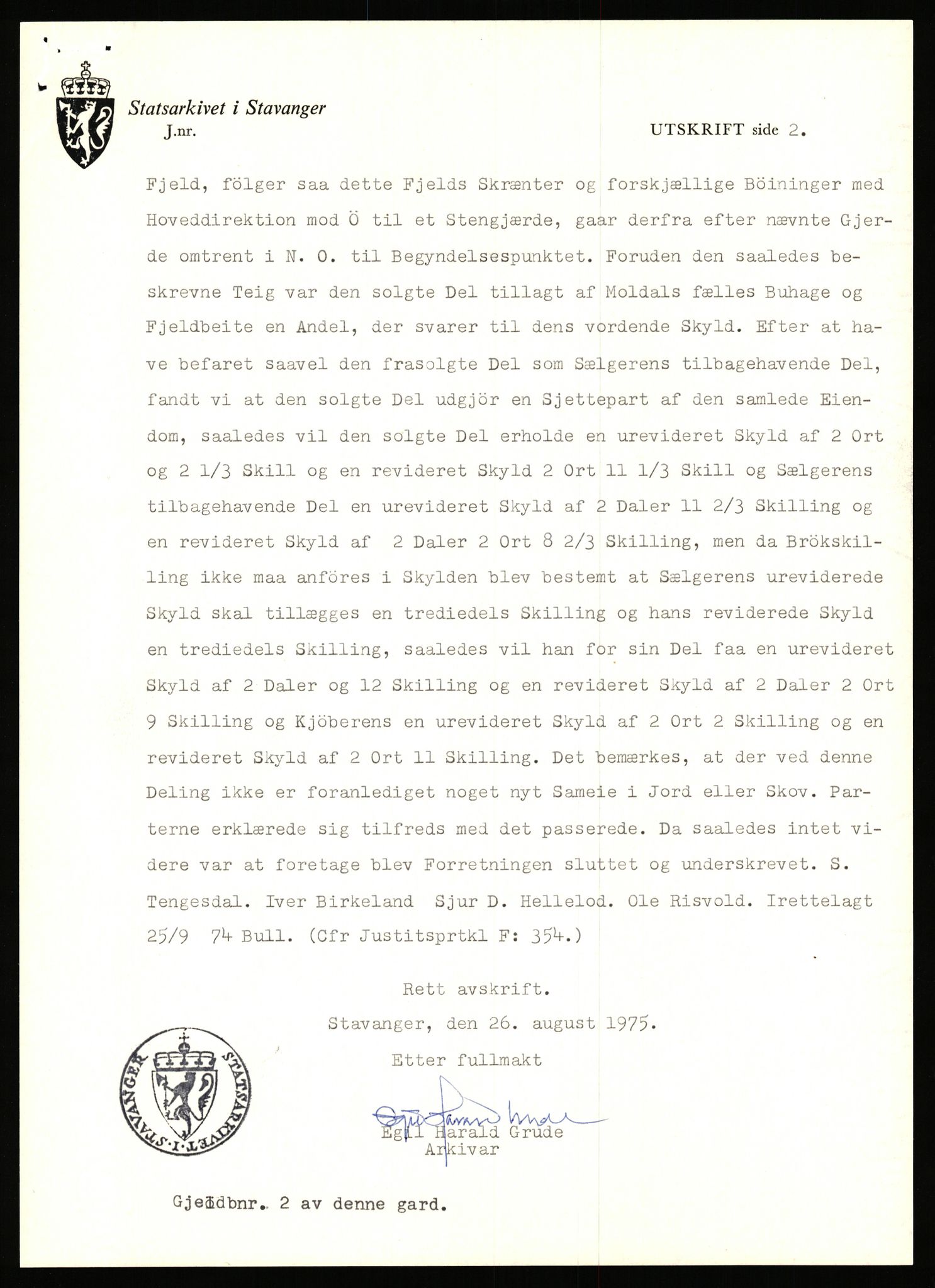 Statsarkivet i Stavanger, AV/SAST-A-101971/03/Y/Yj/L0056: Avskrifter sortert etter gårdsnavn: Løland - Mariero, 1750-1930, p. 275