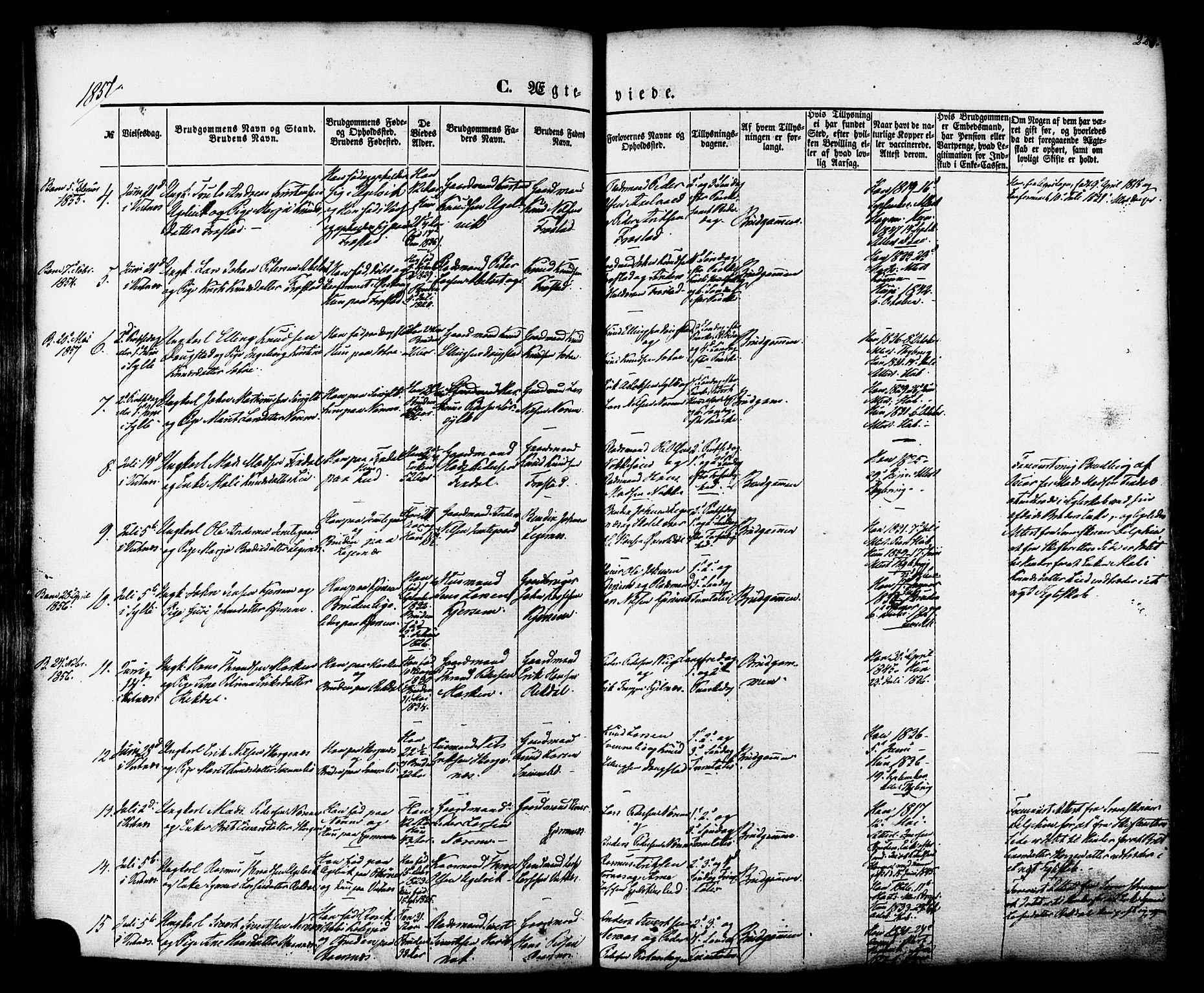 Ministerialprotokoller, klokkerbøker og fødselsregistre - Møre og Romsdal, SAT/A-1454/539/L0529: Parish register (official) no. 539A02, 1848-1872, p. 227