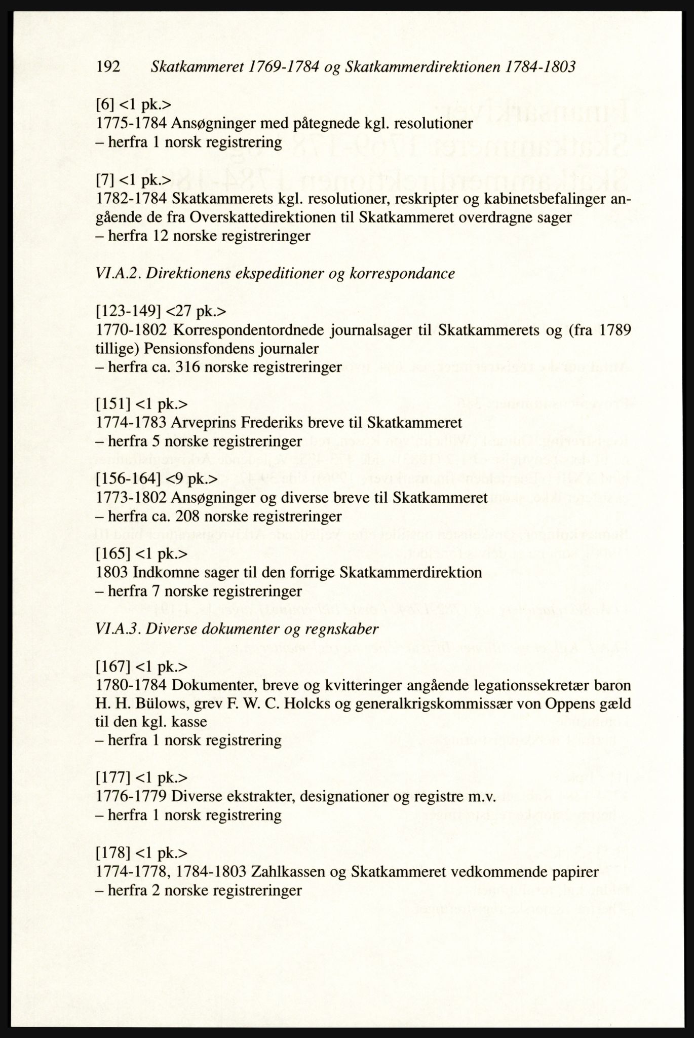 Publikasjoner utgitt av Arkivverket, PUBL/PUBL-001/A/0002: Erik Gøbel: NOREG, Tværregistratur over norgesrelevant materiale i Rigsarkivet i København (2000), 2000, p. 194