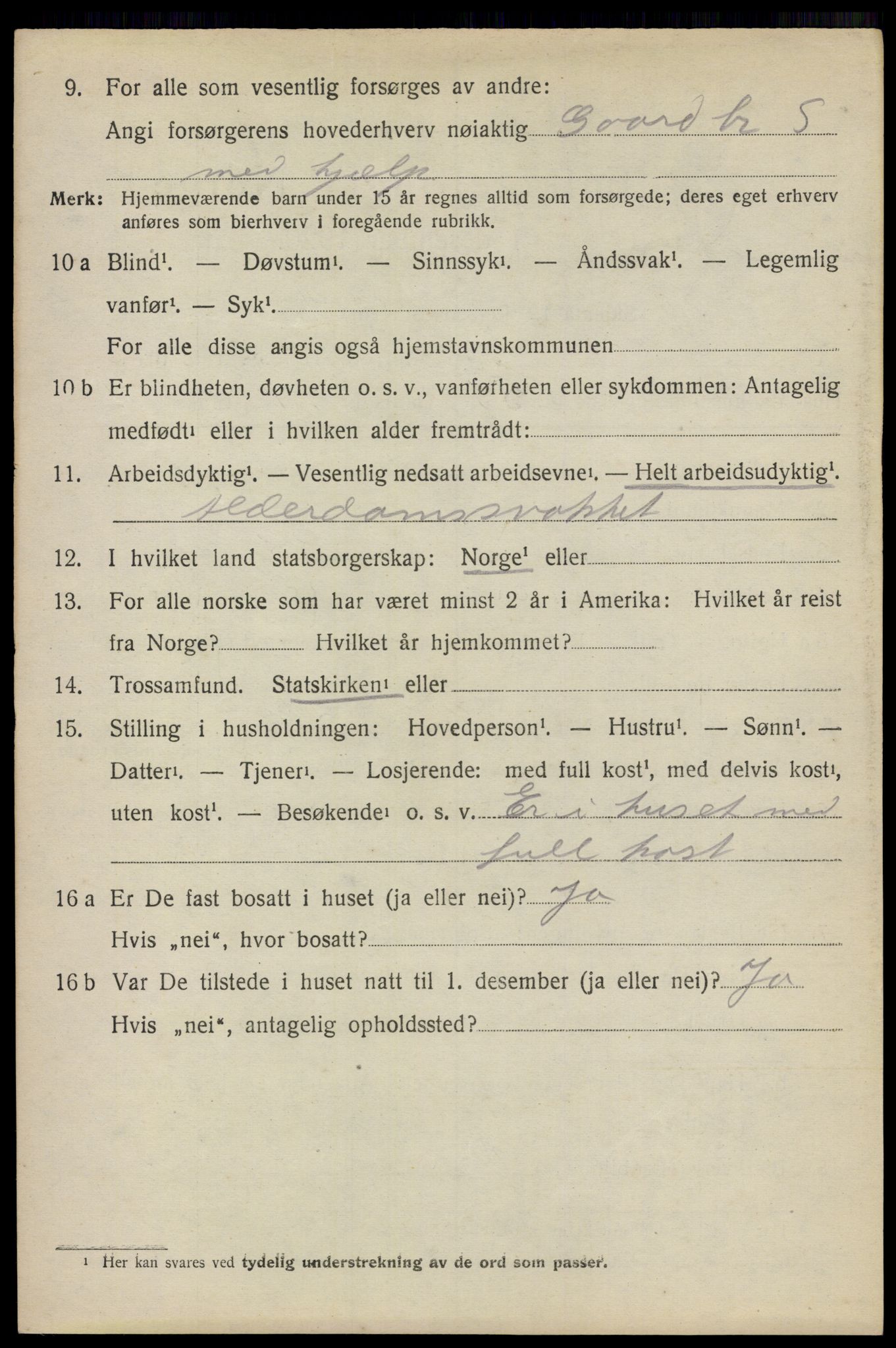 SAO, 1920 census for Ås, 1920, p. 7411