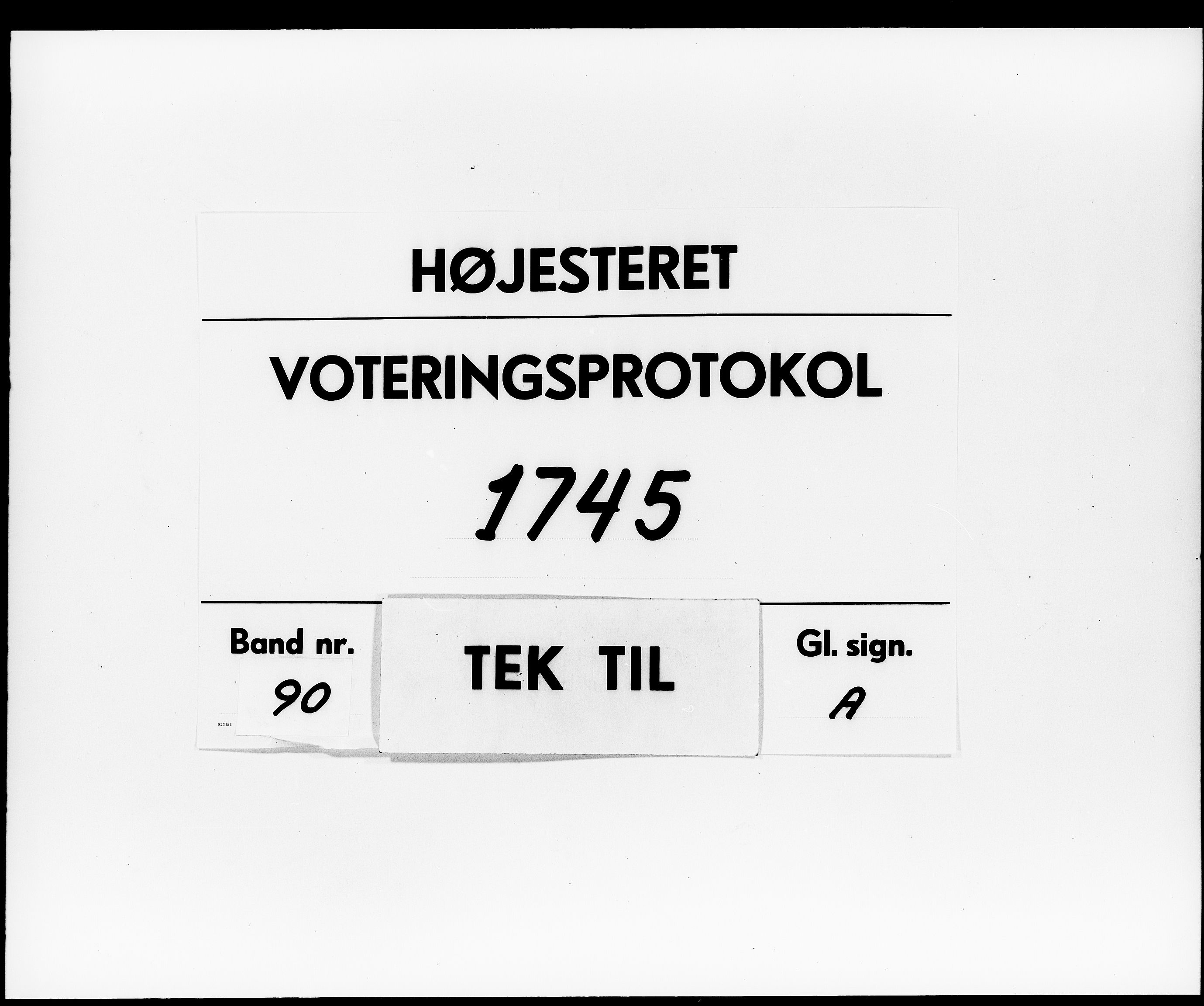 Højesteret, DRA/A-0009, 1745