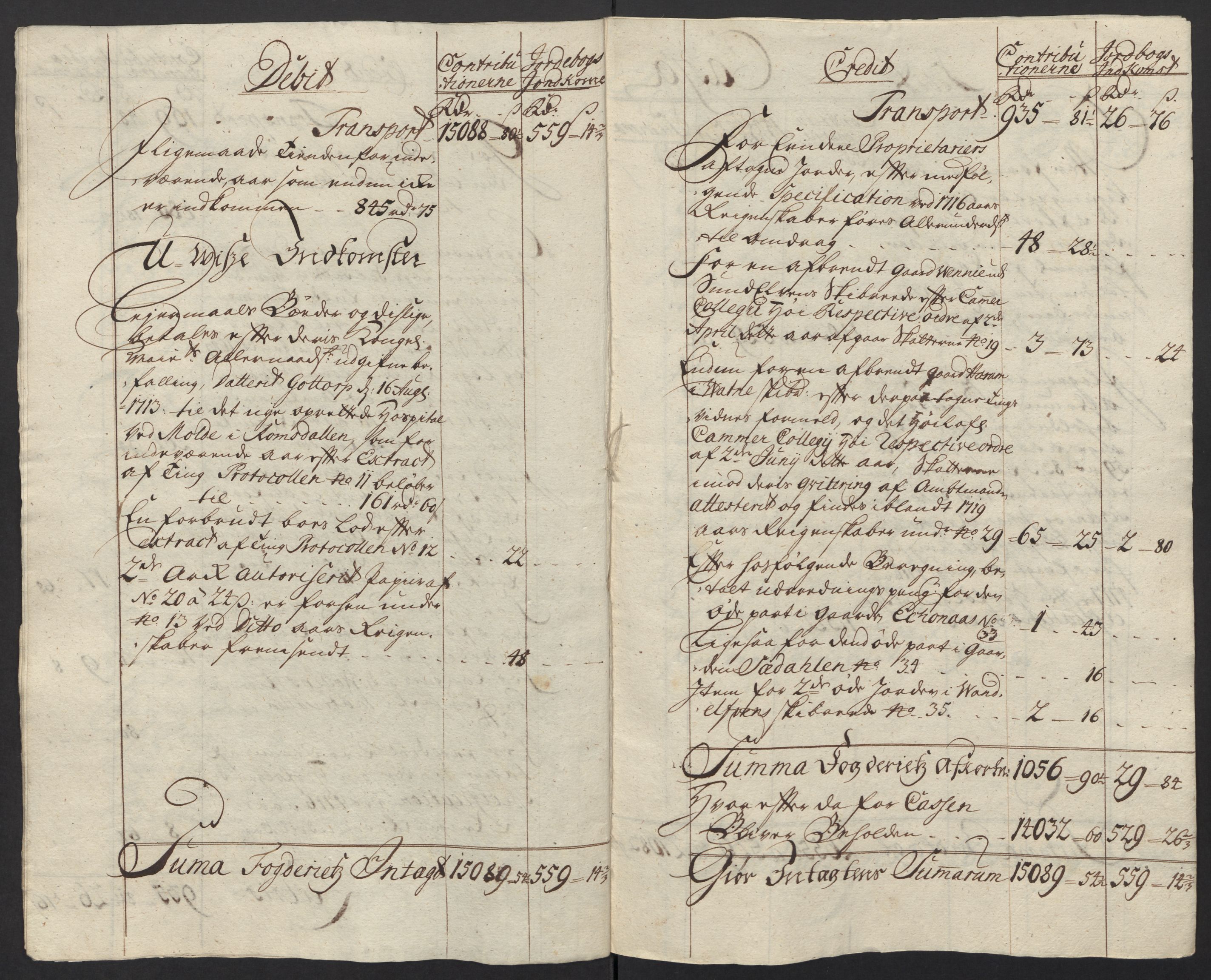 Rentekammeret inntil 1814, Reviderte regnskaper, Fogderegnskap, AV/RA-EA-4092/R54/L3570: Fogderegnskap Sunnmøre, 1718, p. 15