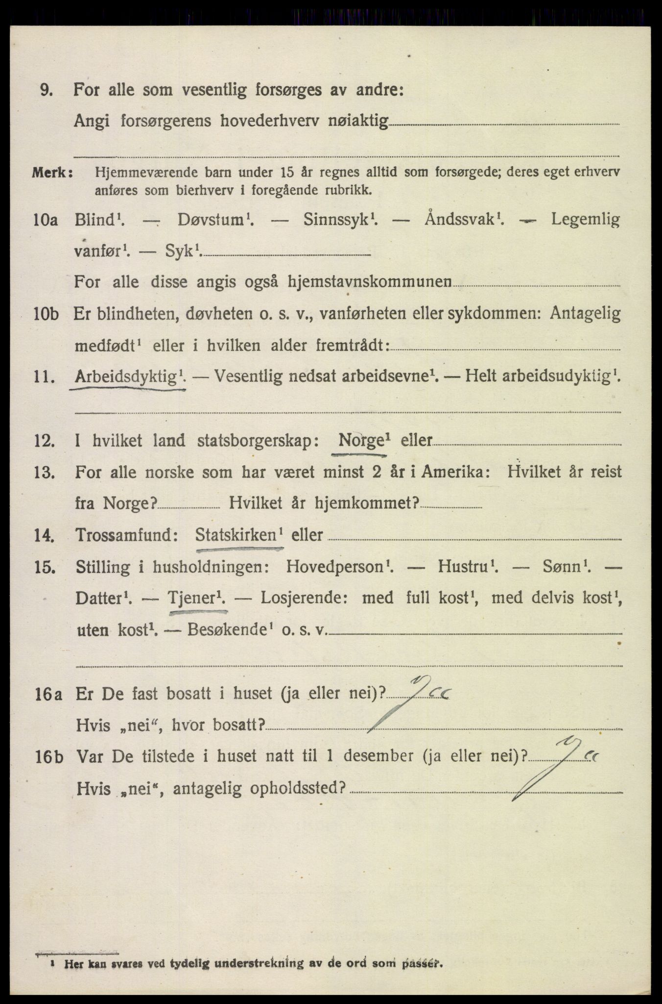 SAH, 1920 census for Søndre Land, 1920, p. 2208