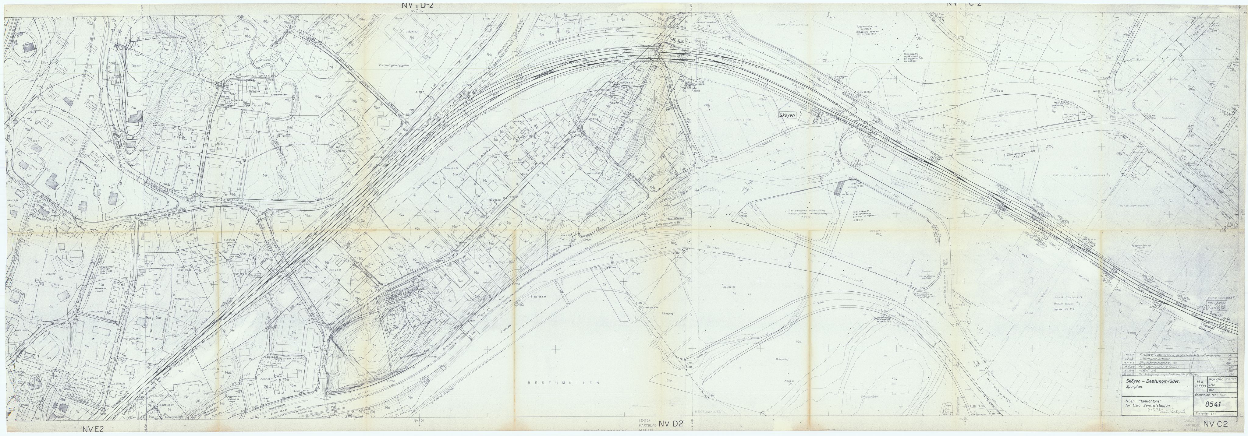 Norges statsbaner, Hovedadministrasjonen, Plankontoret for Oslo S, AV/RA-S-5410/D/L0168: Driftsbanegården. Øvrige driftsbanegårder, 1917-1978, p. 59