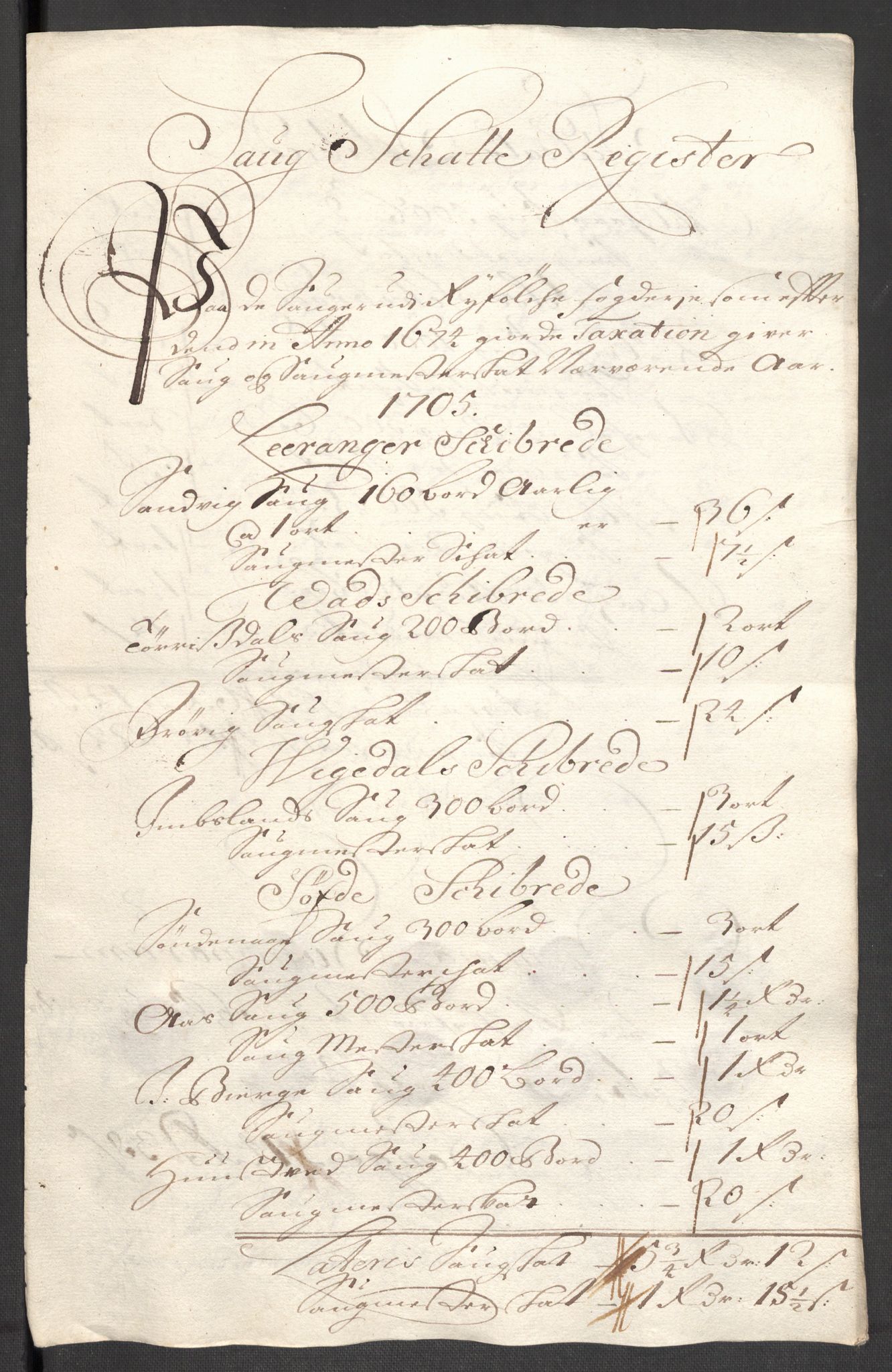 Rentekammeret inntil 1814, Reviderte regnskaper, Fogderegnskap, RA/EA-4092/R47/L2860: Fogderegnskap Ryfylke, 1703-1705, p. 482