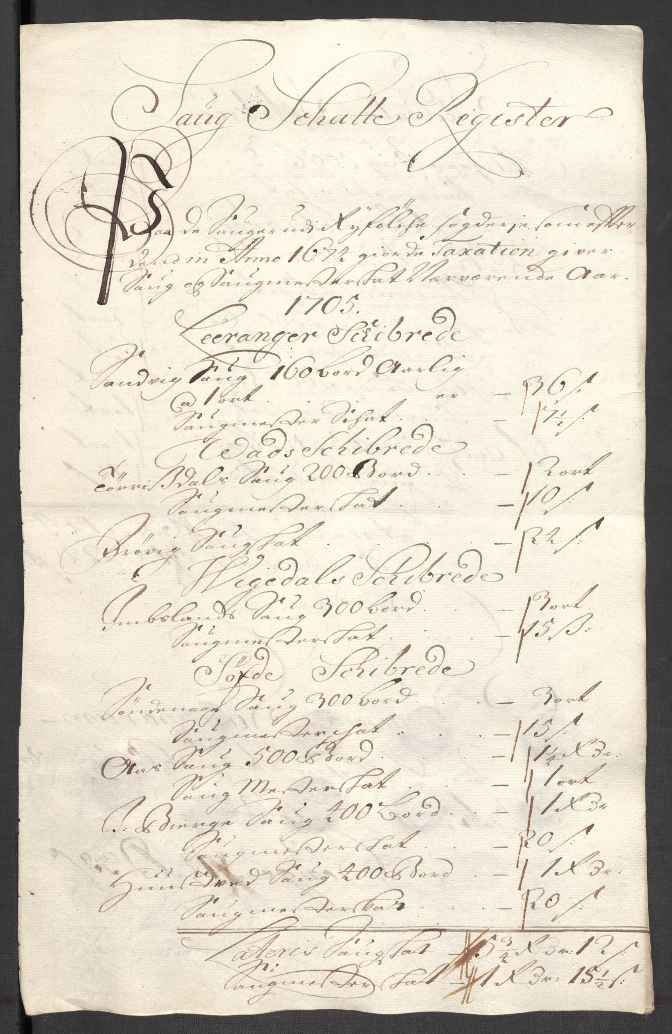 Rentekammeret inntil 1814, Reviderte regnskaper, Fogderegnskap, AV/RA-EA-4092/R47/L2860: Fogderegnskap Ryfylke, 1703-1705, p. 482