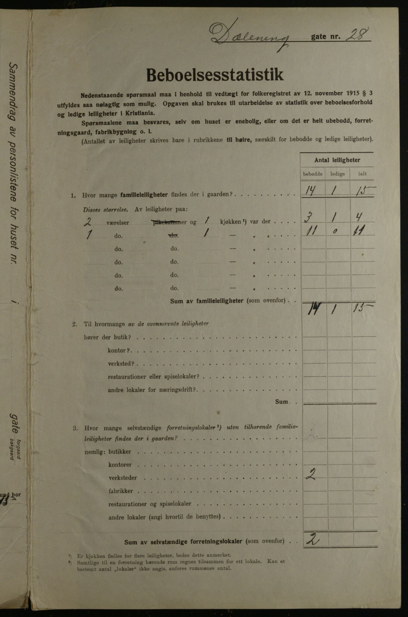 OBA, Municipal Census 1923 for Kristiania, 1923, p. 19667