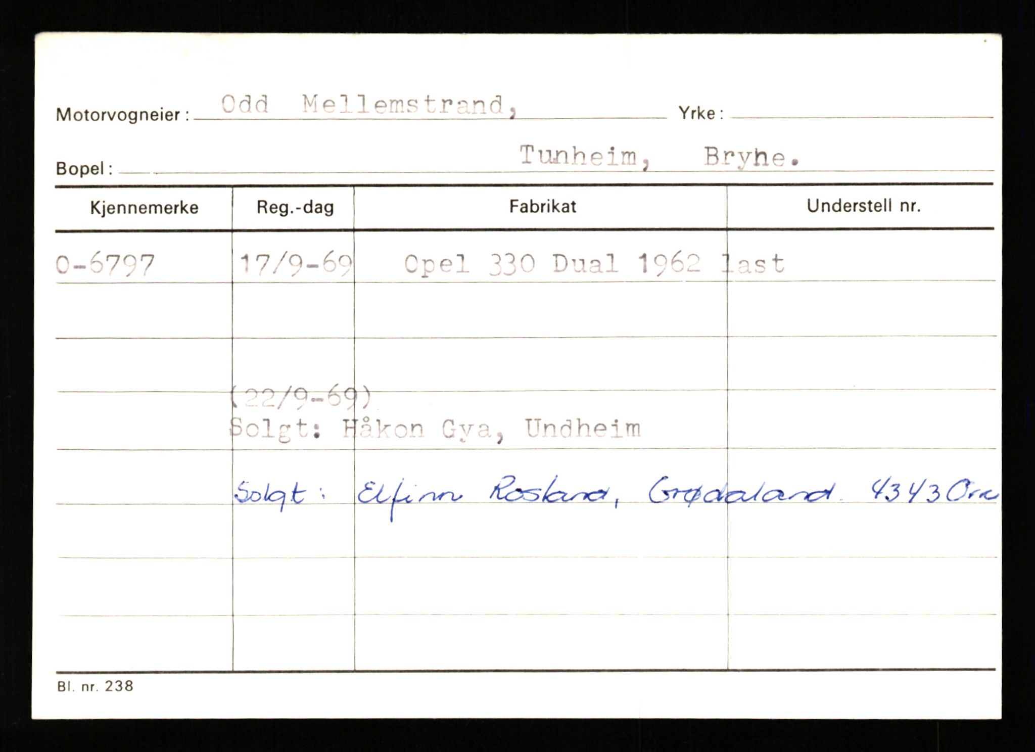 Stavanger trafikkstasjon, AV/SAST-A-101942/0/G/L0002: Registreringsnummer: 5791 - 10405, 1930-1971, p. 407