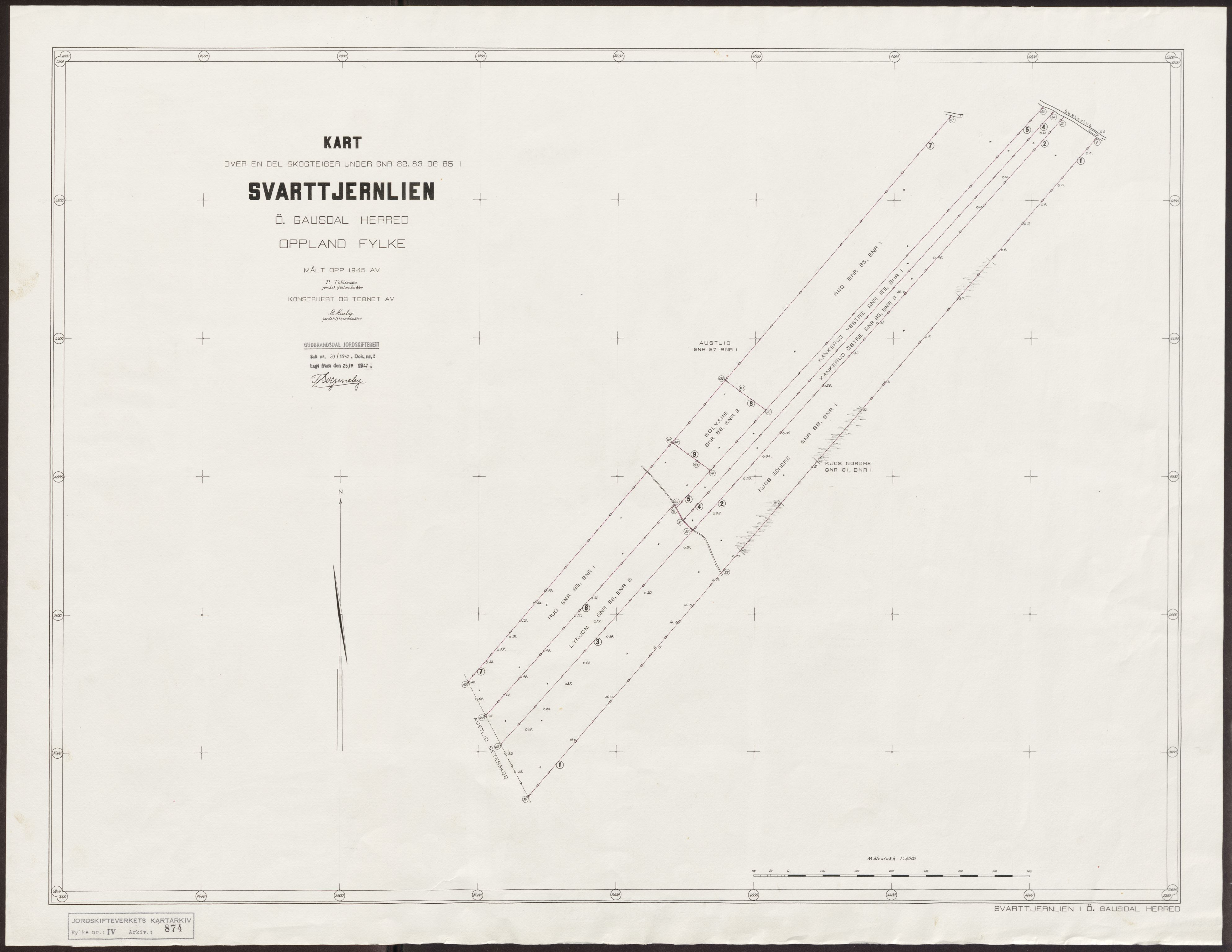 Jordskifteverkets kartarkiv, RA/S-3929/T, 1859-1988, p. 1094