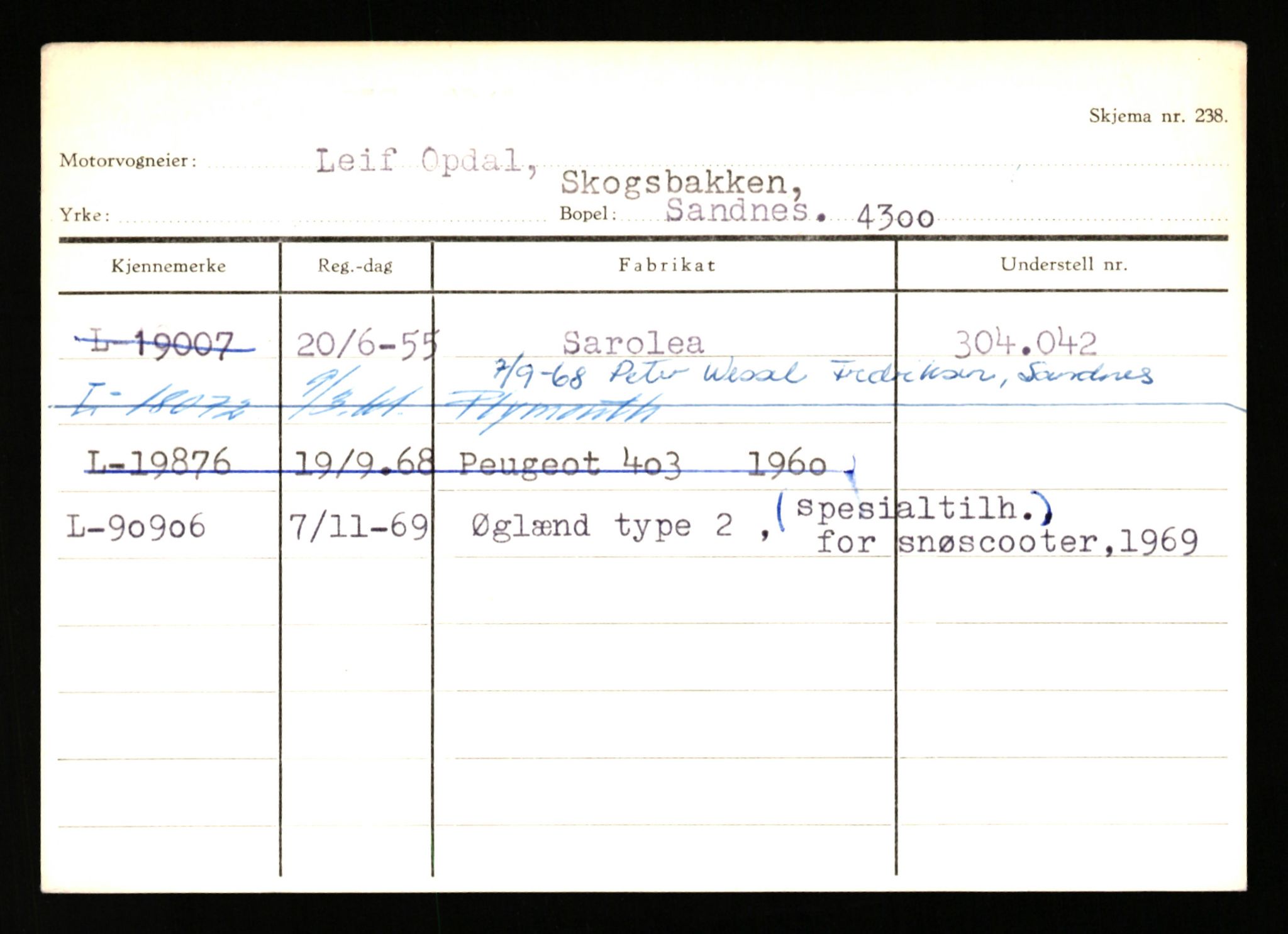 Stavanger trafikkstasjon, AV/SAST-A-101942/0/H/L0029: Omdal - Polaris, 1930-1971, p. 411