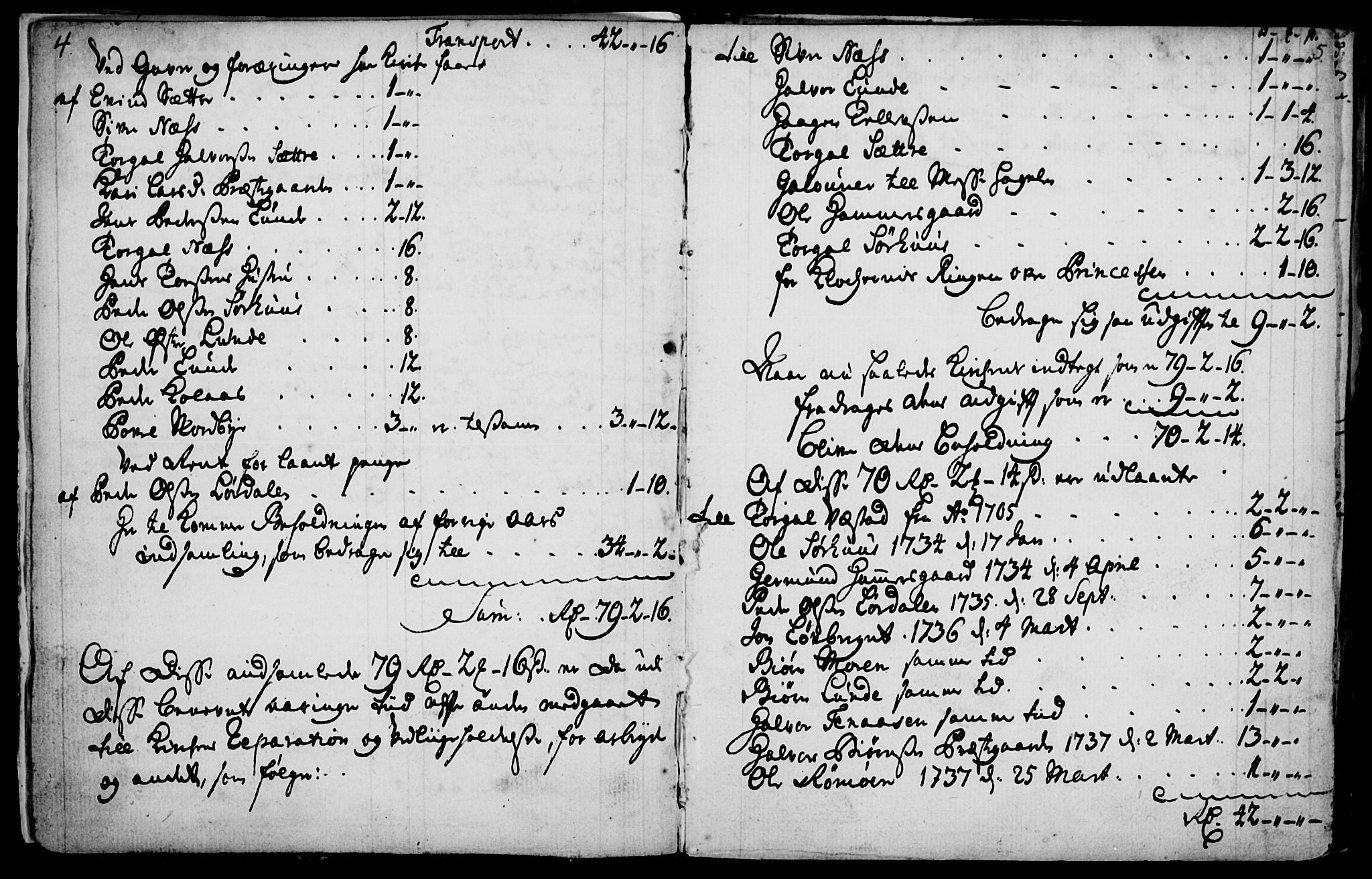 Elverum prestekontor, AV/SAH-PREST-044/H/Ha/Haa/L0001: Parish register (official) no. 1, 1730-1760, p. 4-5