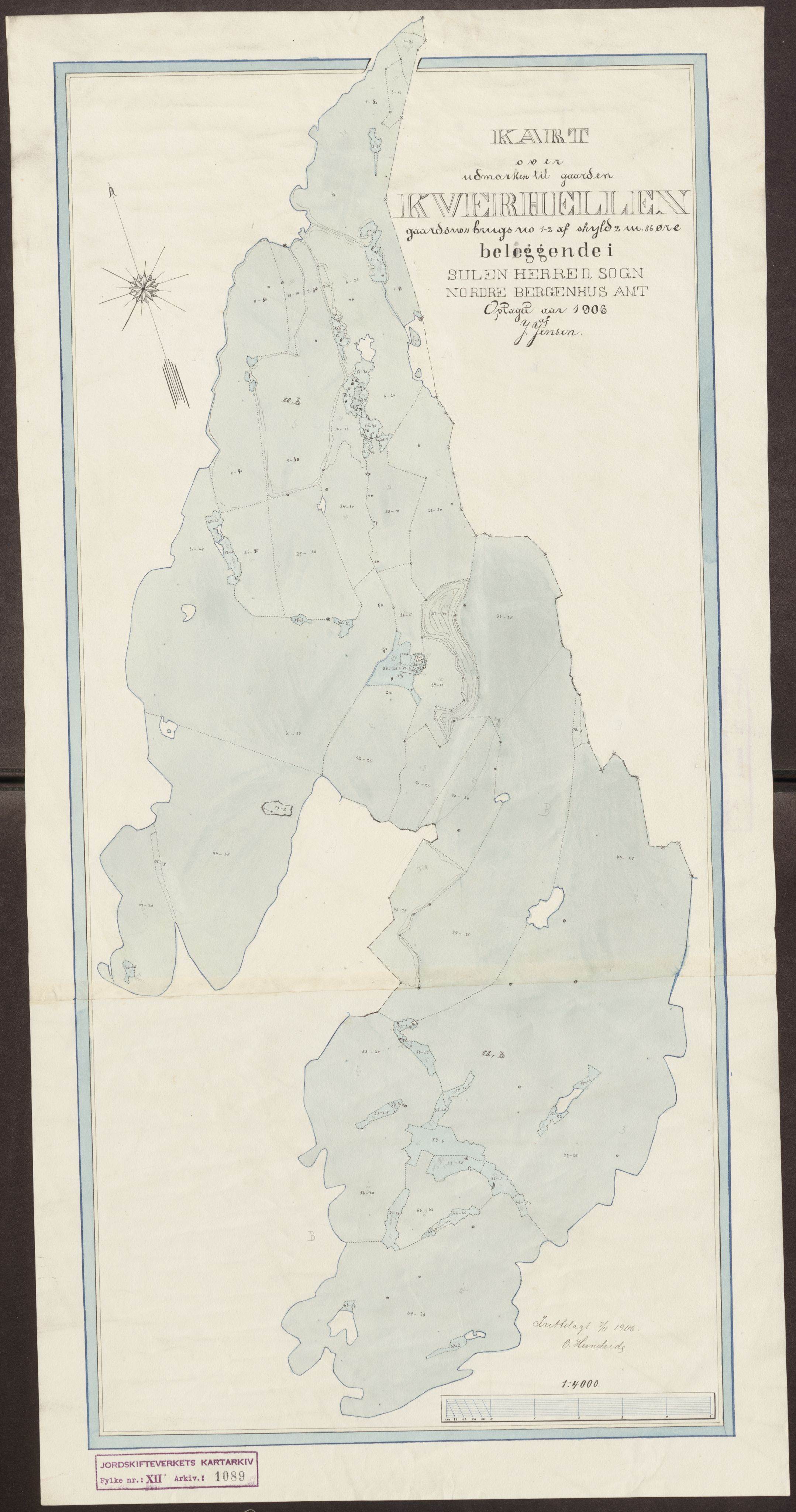Jordskifteverkets kartarkiv, RA/S-3929/T, 1859-1988, p. 1229