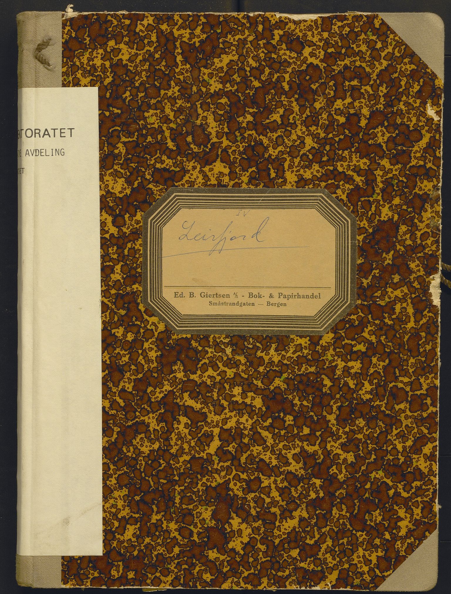 Fiskeridirektoratet - 1 Adm. ledelse - 13 Båtkontoret, AV/SAB-A-2003/I/Ia/Iac/L0102: 135.0335/4 Merkeprotokoll - Leirfjord, 1964-1969