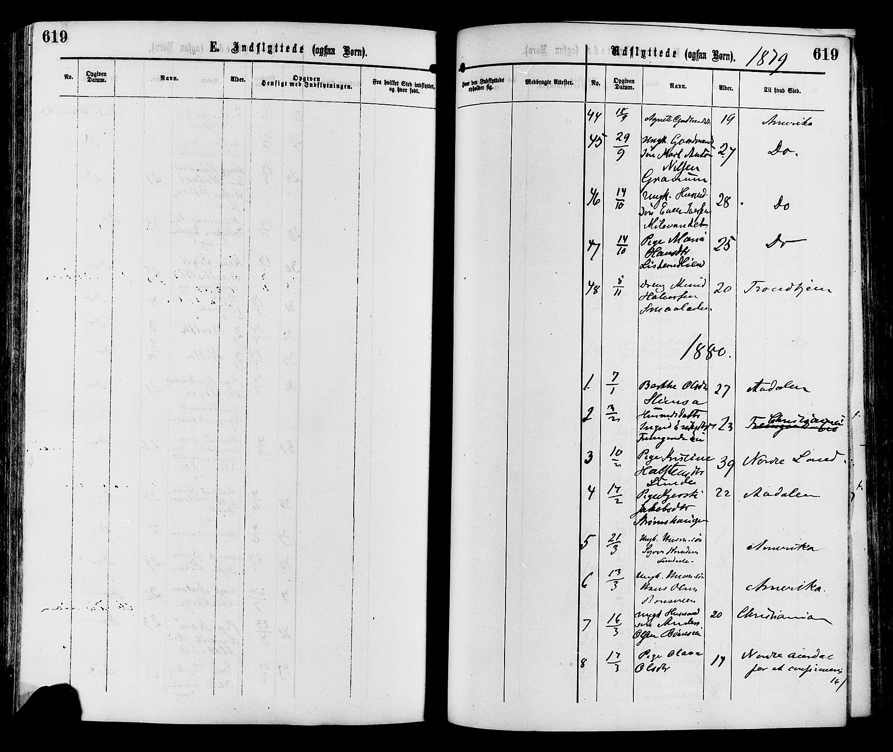 Sør-Aurdal prestekontor, SAH/PREST-128/H/Ha/Haa/L0008: Parish register (official) no. 8, 1877-1885, p. 619