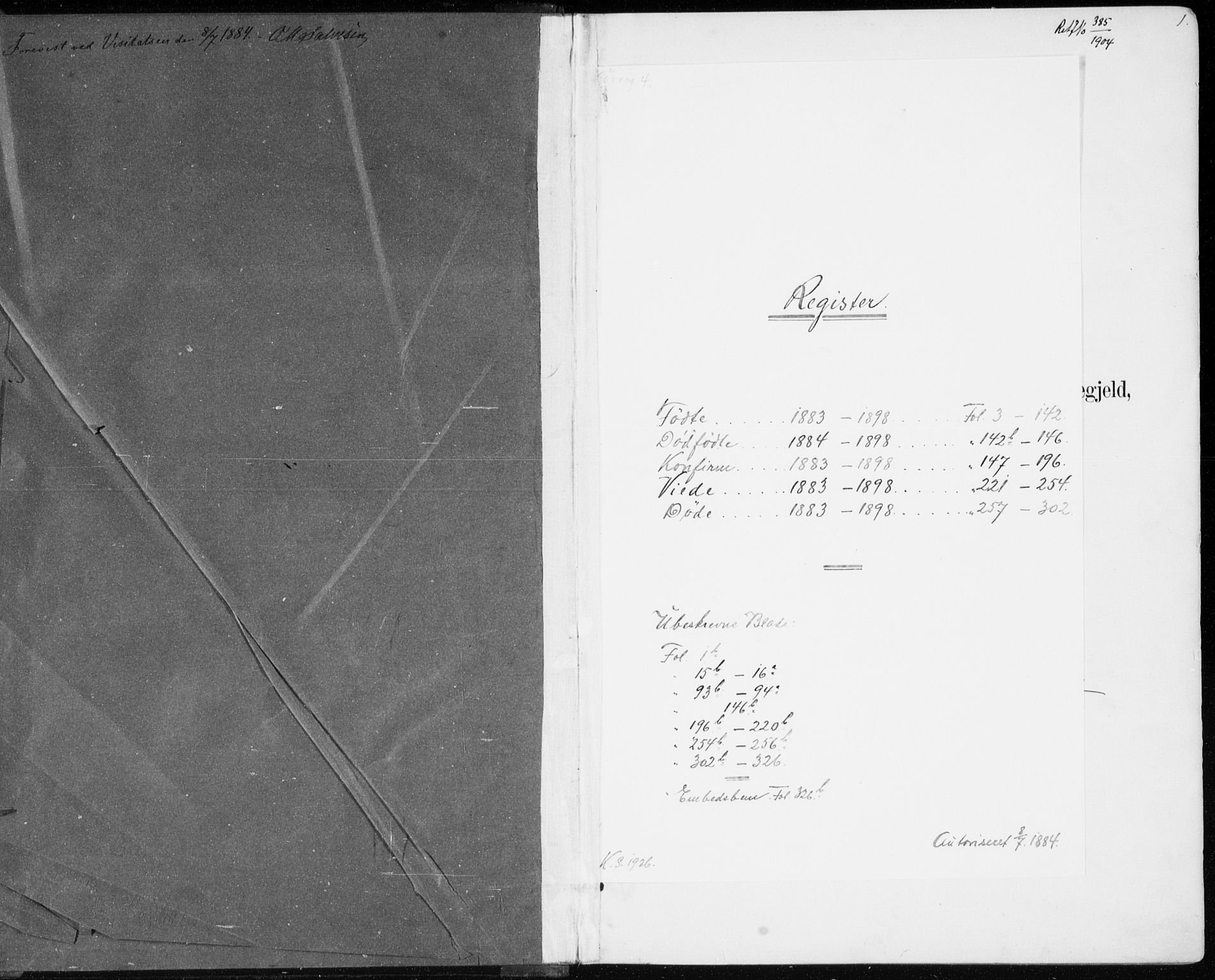 Høvåg sokneprestkontor, AV/SAK-1111-0025/F/Fb/L0004: Parish register (copy) no. B 4, 1883-1898