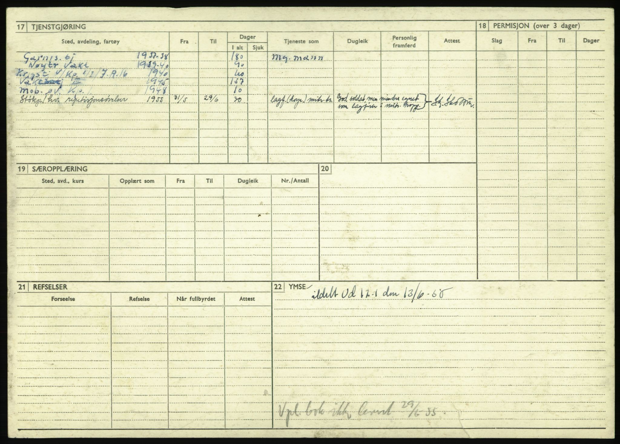 Forsvaret, Troms infanteriregiment nr. 16, AV/RA-RAFA-3146/P/Pa/L0021: Rulleblad for regimentets menige mannskaper, årsklasse 1937, 1937, p. 1242