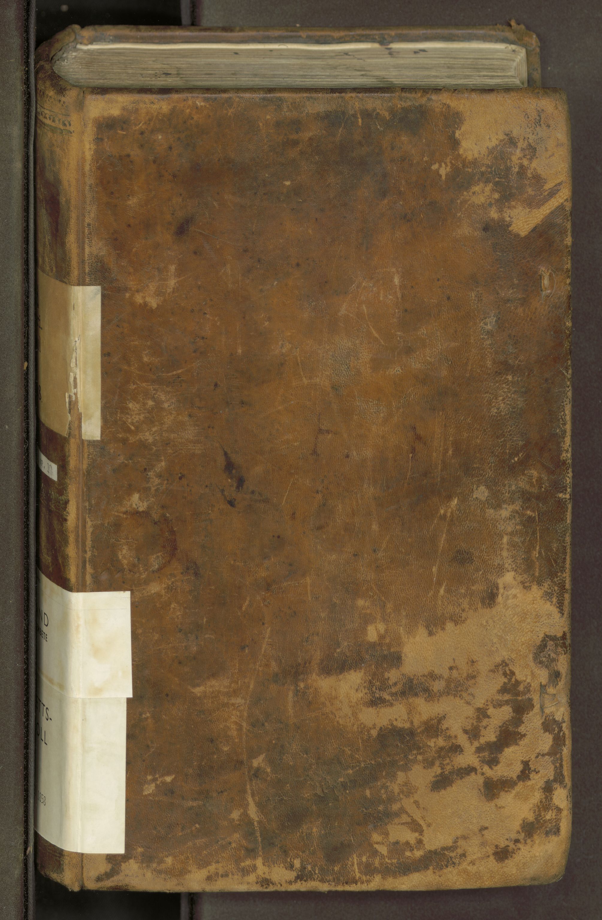 Helgeland sorenskriveri, SAT/A-0004/1/1B/L0012: Ekstrarettsprotokoll 10 (43), 1855-1858