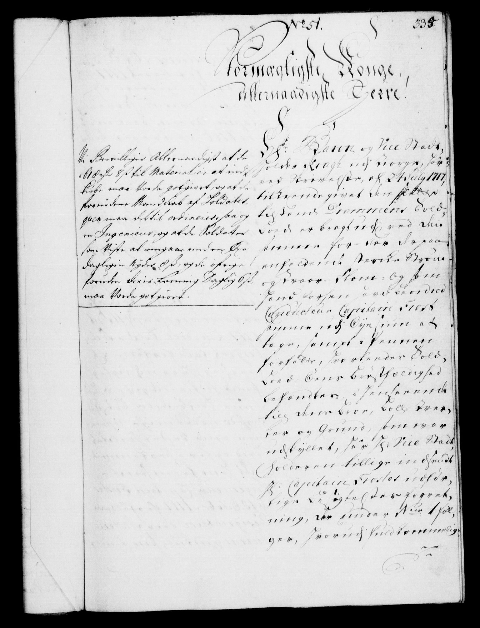 Rentekammeret, Kammerkanselliet, RA/EA-3111/G/Gf/Gfa/L0002: Norsk relasjons- og resolusjonsprotokoll (merket RK 52.2), 1720, p. 335