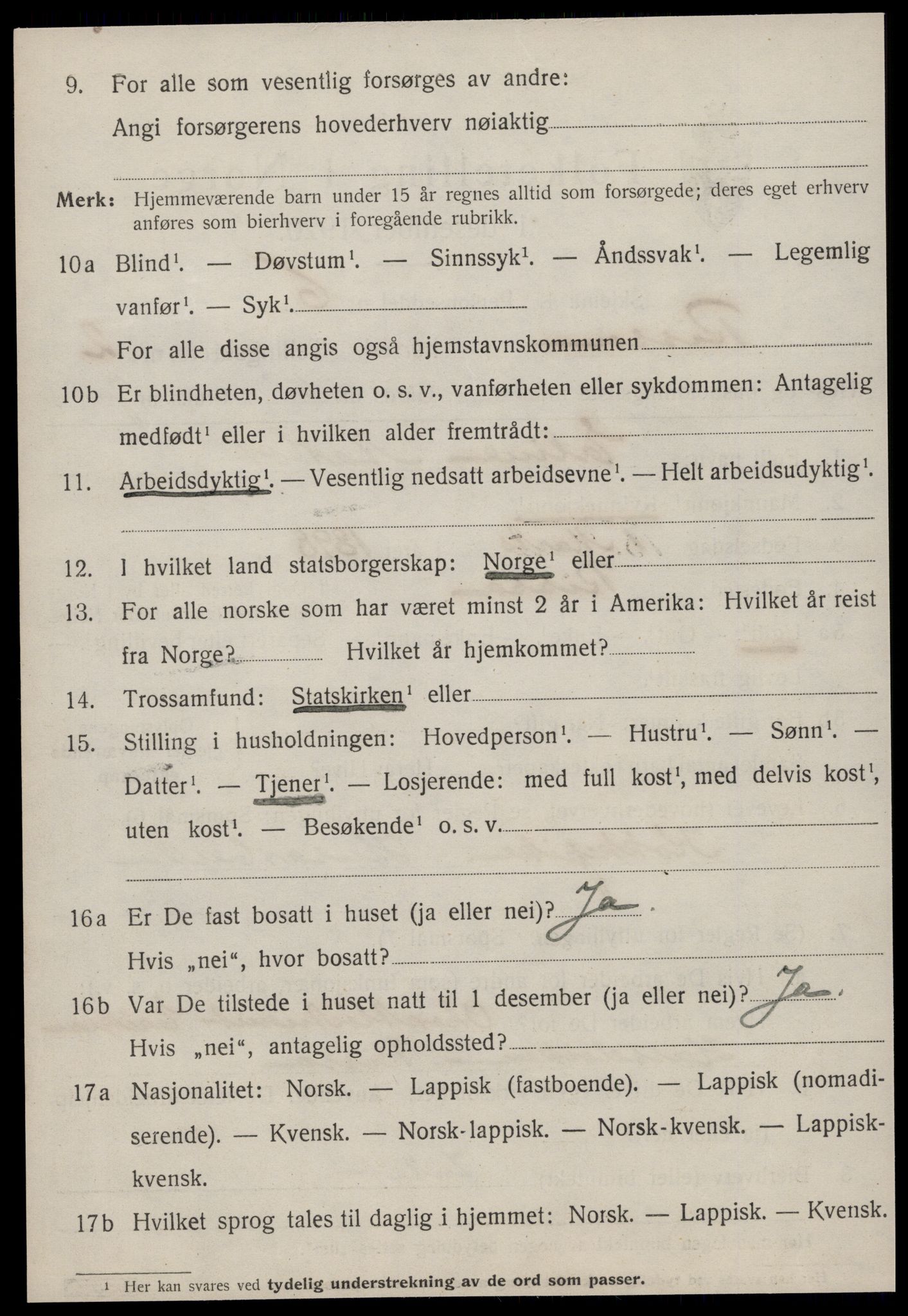 SAT, 1920 census for Rissa, 1920, p. 2488