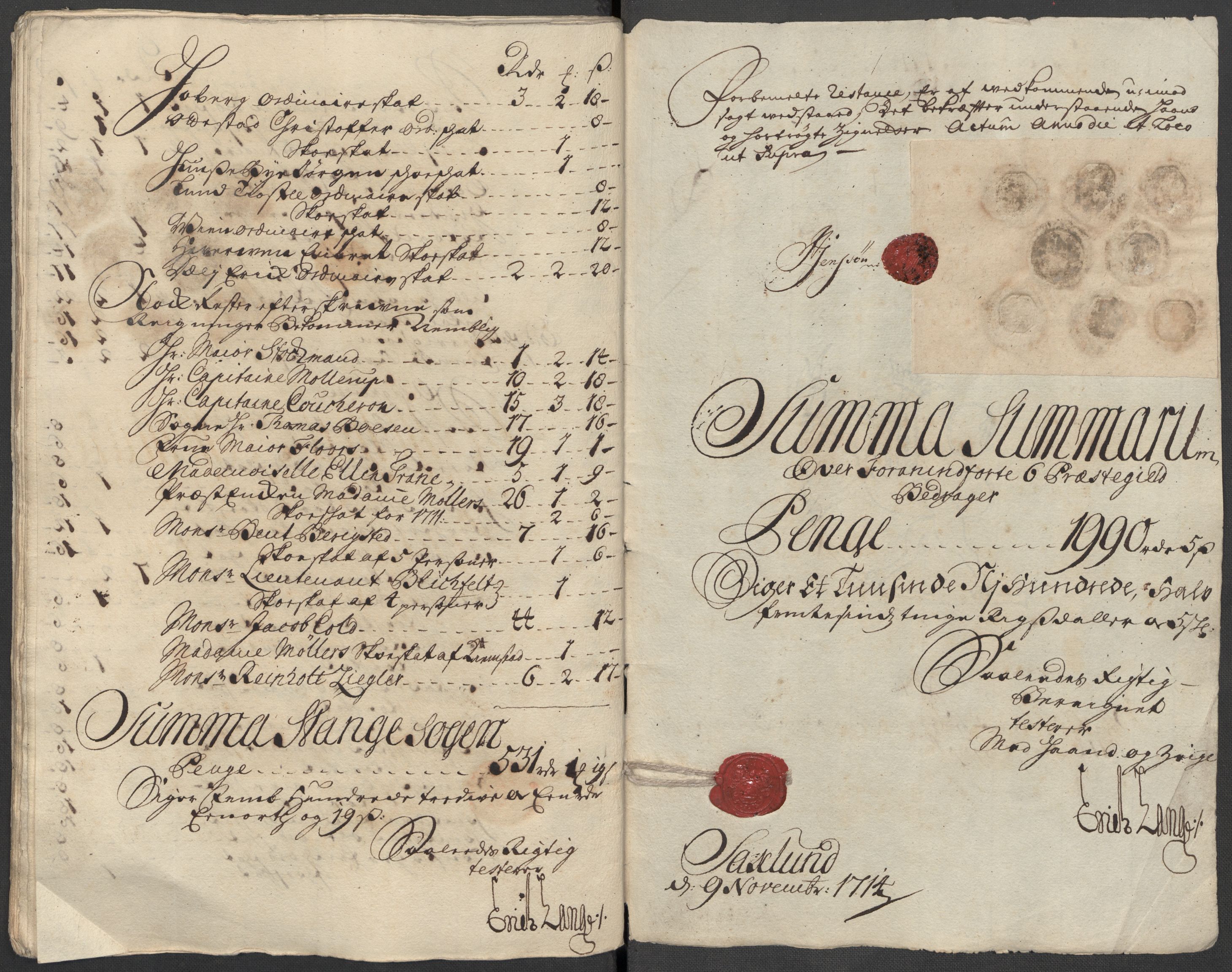 Rentekammeret inntil 1814, Reviderte regnskaper, Fogderegnskap, AV/RA-EA-4092/R16/L1052: Fogderegnskap Hedmark, 1714, p. 69