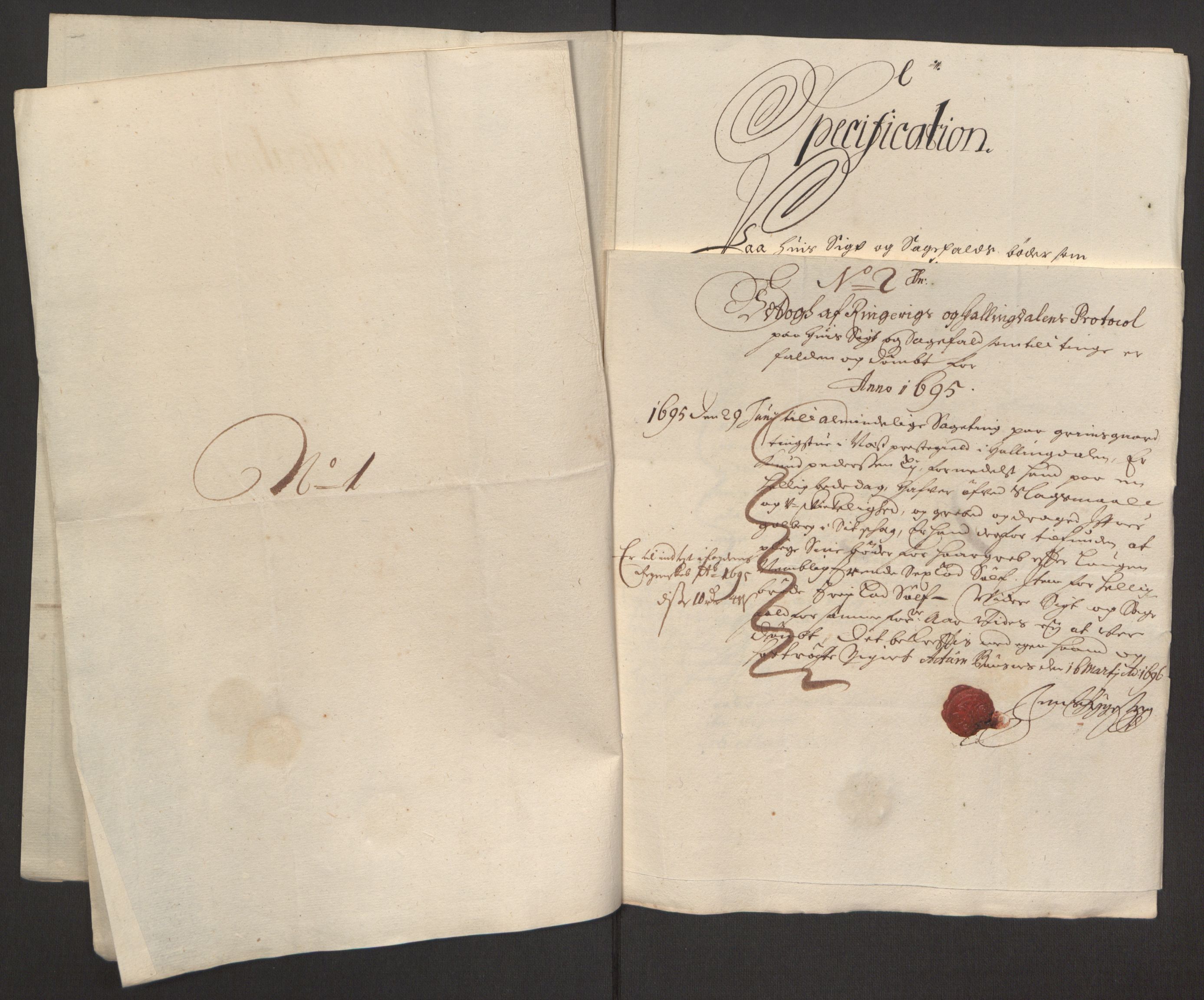 Rentekammeret inntil 1814, Reviderte regnskaper, Fogderegnskap, AV/RA-EA-4092/R22/L1452: Fogderegnskap Ringerike, Hallingdal og Buskerud, 1695, p. 218