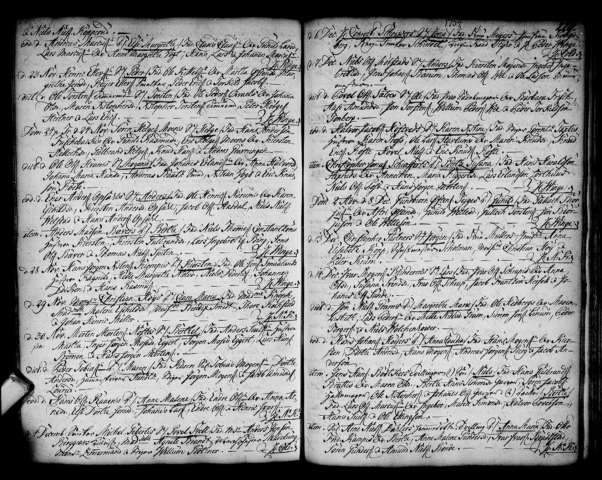 Kongsberg kirkebøker, SAKO/A-22/F/Fa/L0003: Parish register (official) no. I 3, 1744-1755, p. 229