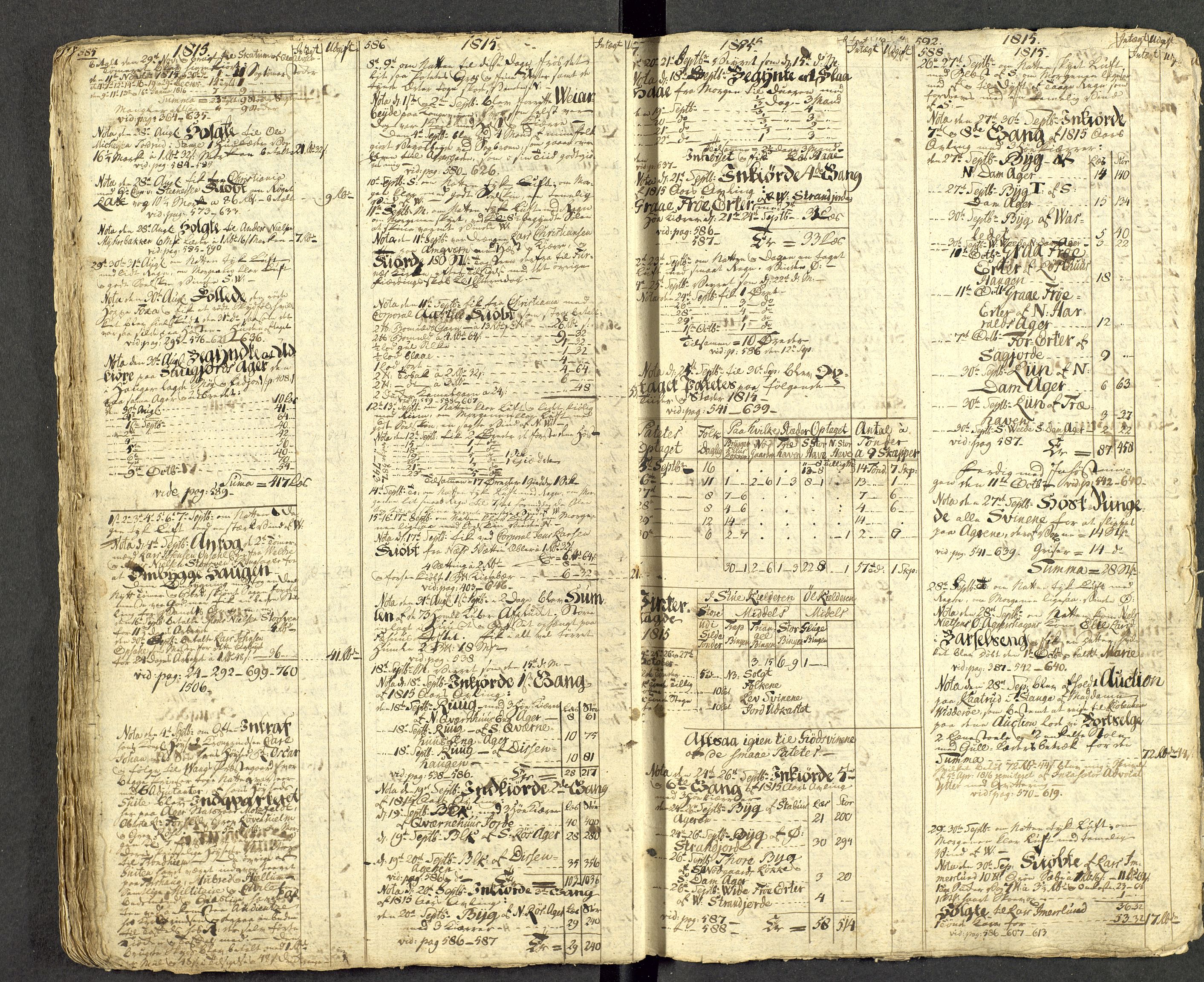 Åker i Vang, Hedmark, og familien Todderud, AV/SAH-ARK-010/G/Ga/L0004/0001: Dagbøker / Dagbok, 1812-1825, p. 44