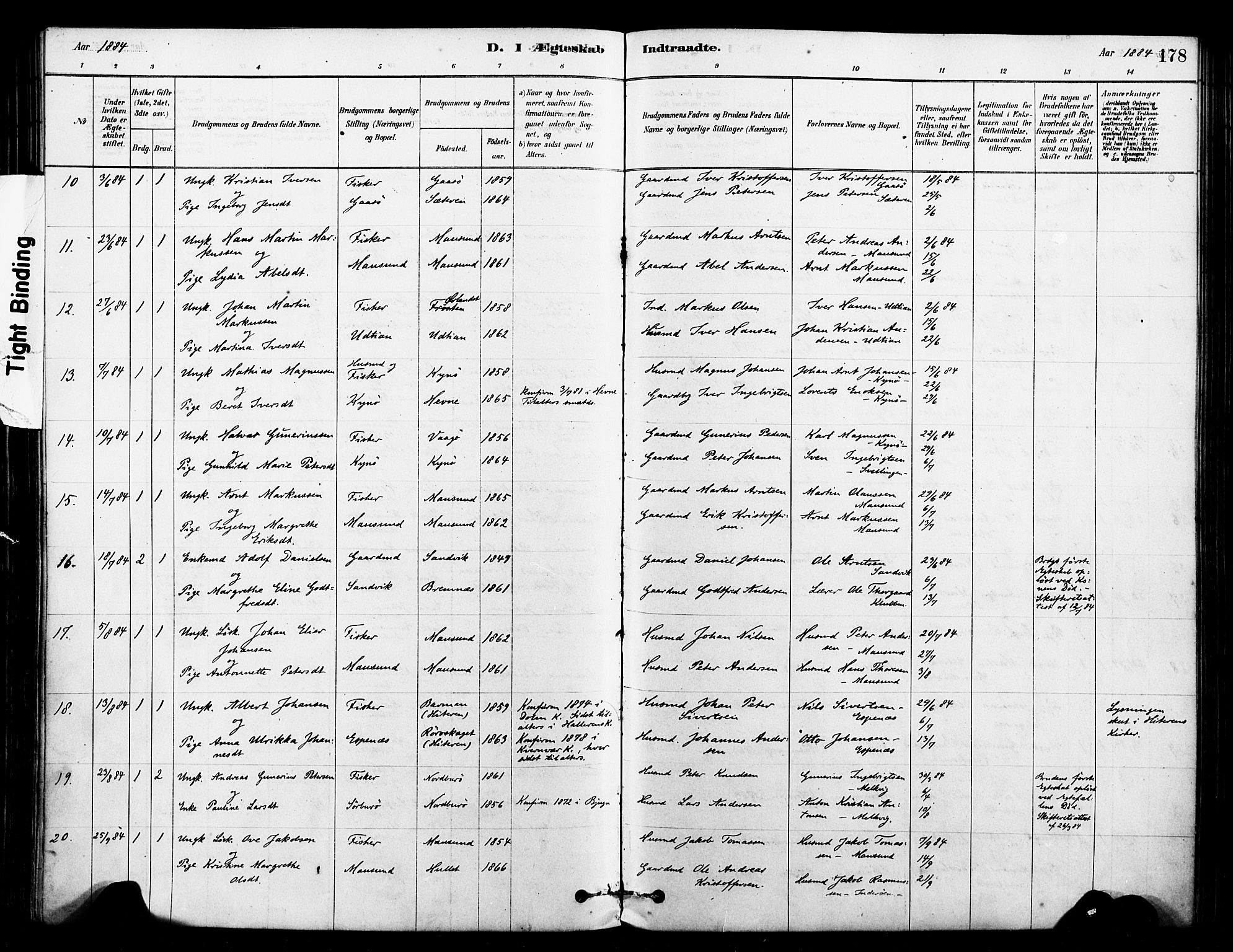 Ministerialprotokoller, klokkerbøker og fødselsregistre - Sør-Trøndelag, SAT/A-1456/640/L0578: Parish register (official) no. 640A03, 1879-1889, p. 178