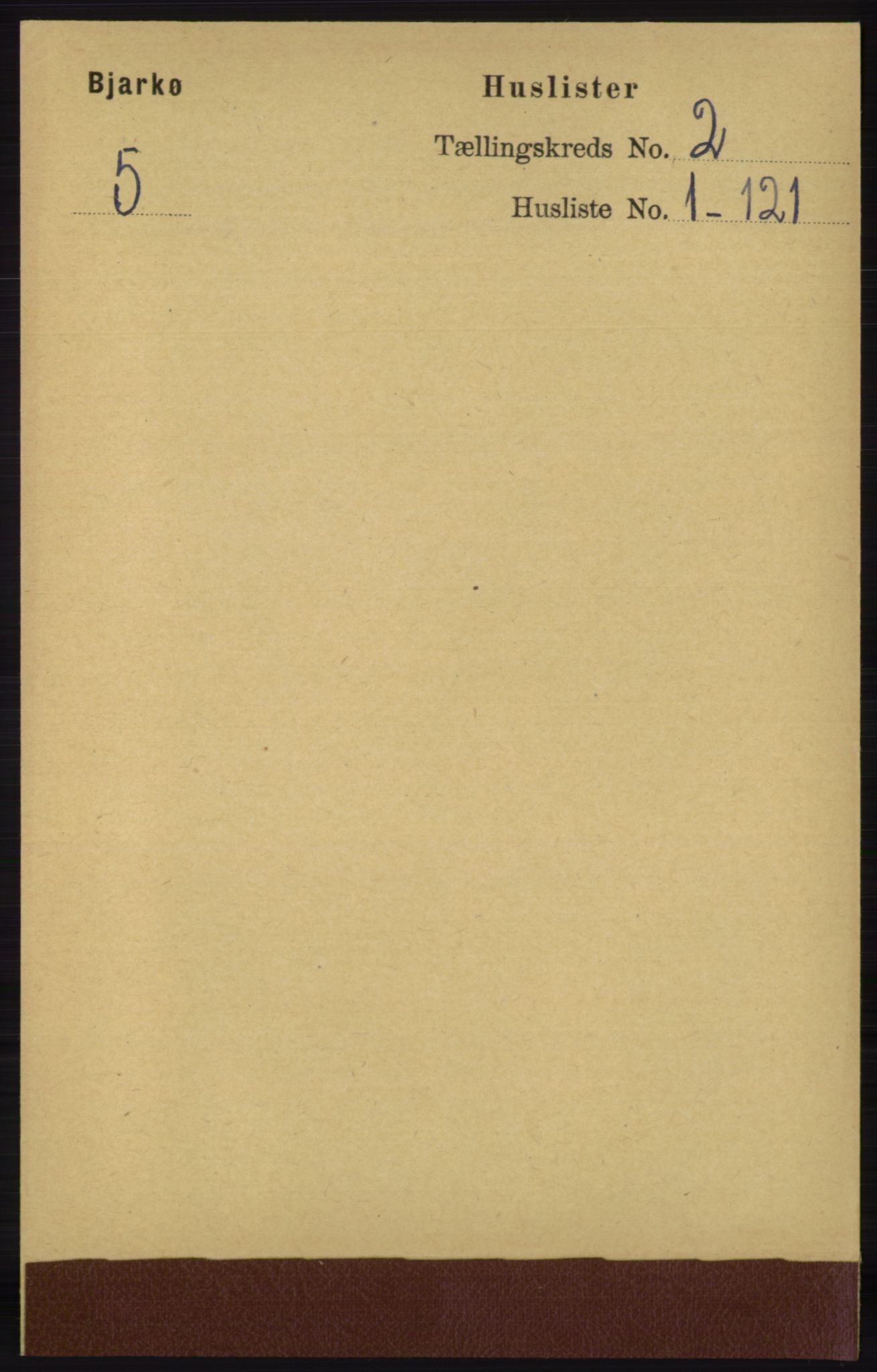 RA, 1891 census for 1915 Bjarkøy, 1891, p. 566