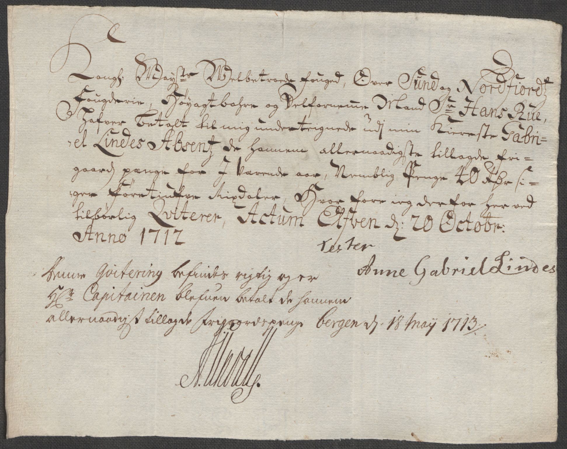 Rentekammeret inntil 1814, Reviderte regnskaper, Fogderegnskap, RA/EA-4092/R53/L3435: Fogderegnskap Sunn- og Nordfjord, 1712, p. 260