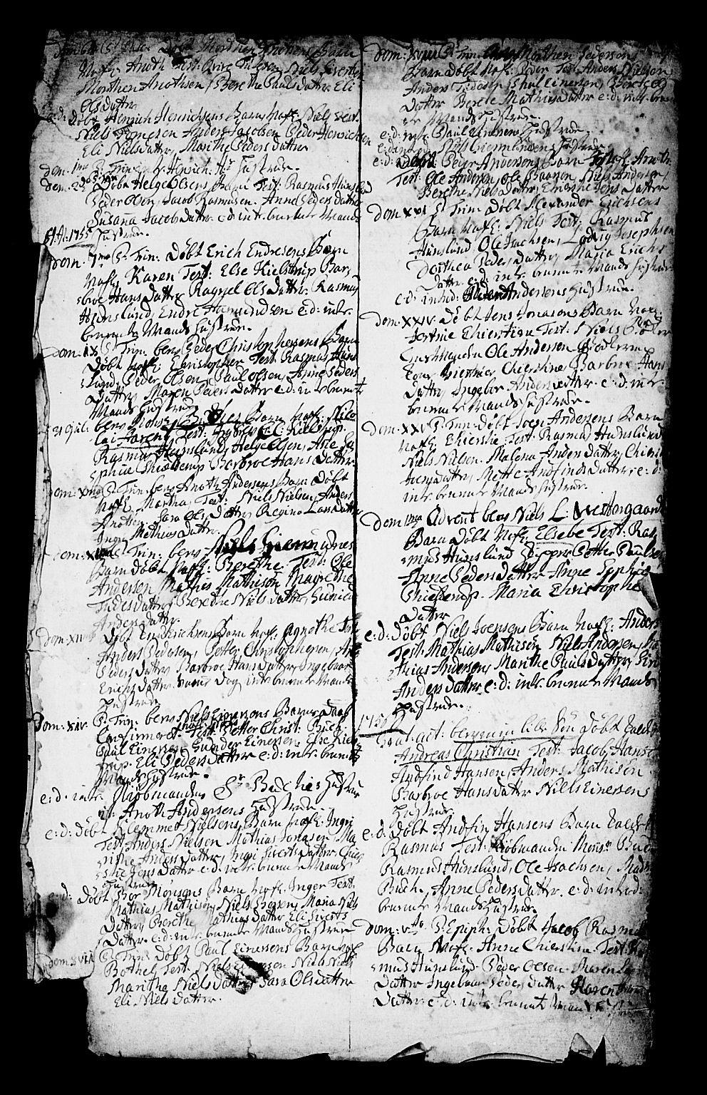 Uten arkivreferanse*, SATØ/-: Other parish register no. 1, 1752-1752