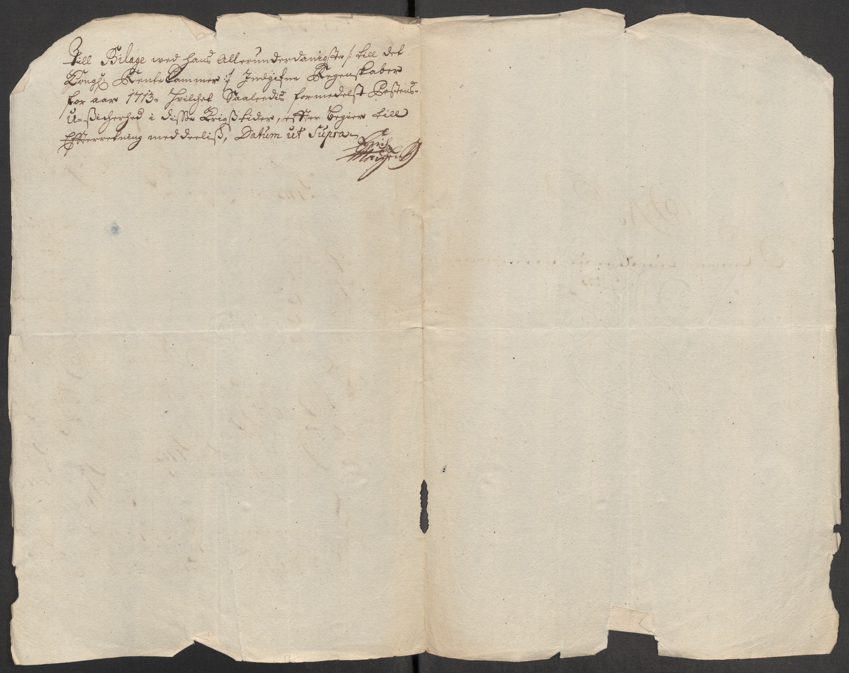 Rentekammeret inntil 1814, Reviderte regnskaper, Fogderegnskap, AV/RA-EA-4092/R56/L3747: Fogderegnskap Nordmøre, 1713, p. 285