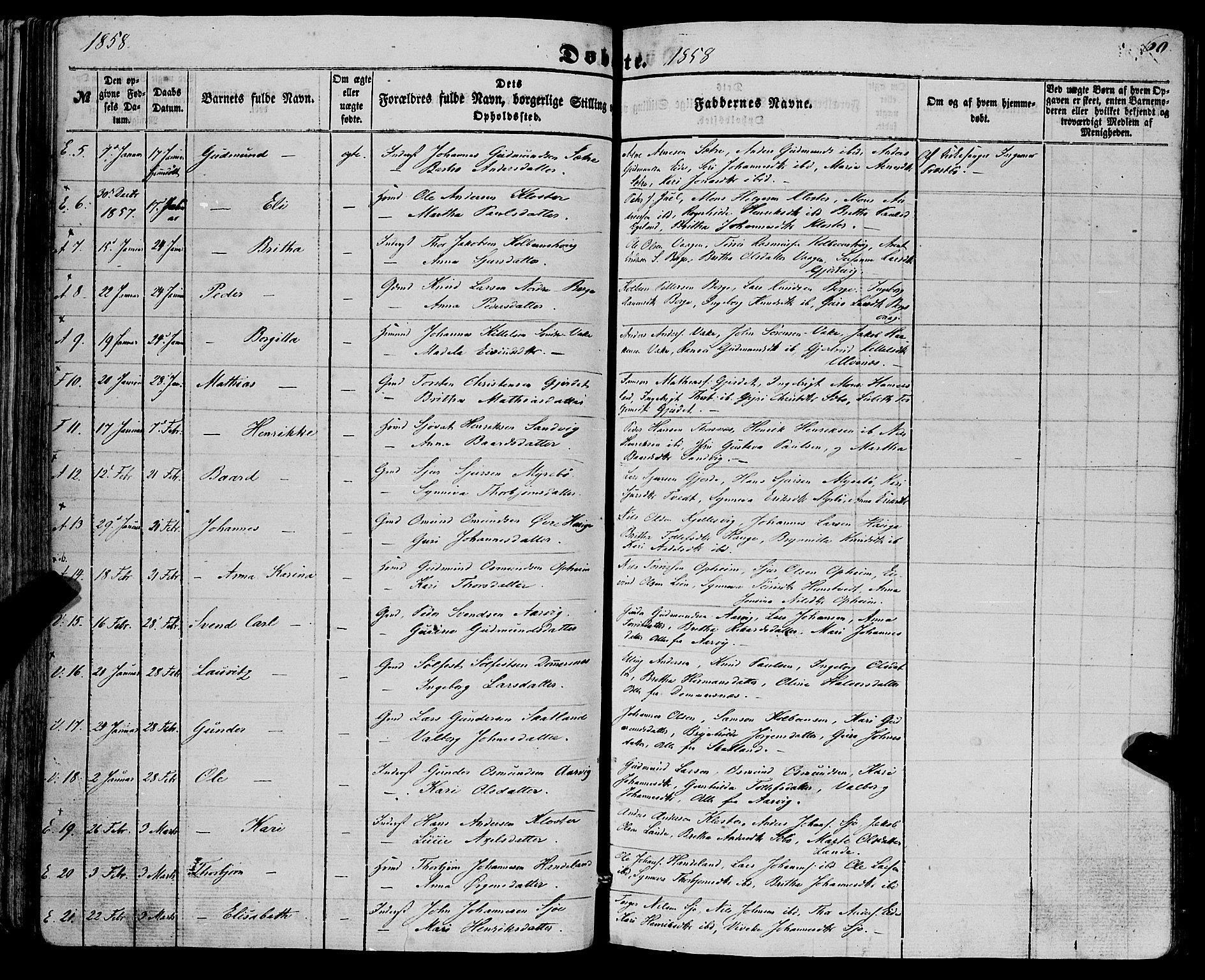 Fjelberg sokneprestembete, SAB/A-75201/H/Haa: Parish register (official) no. A 7, 1851-1867, p. 60