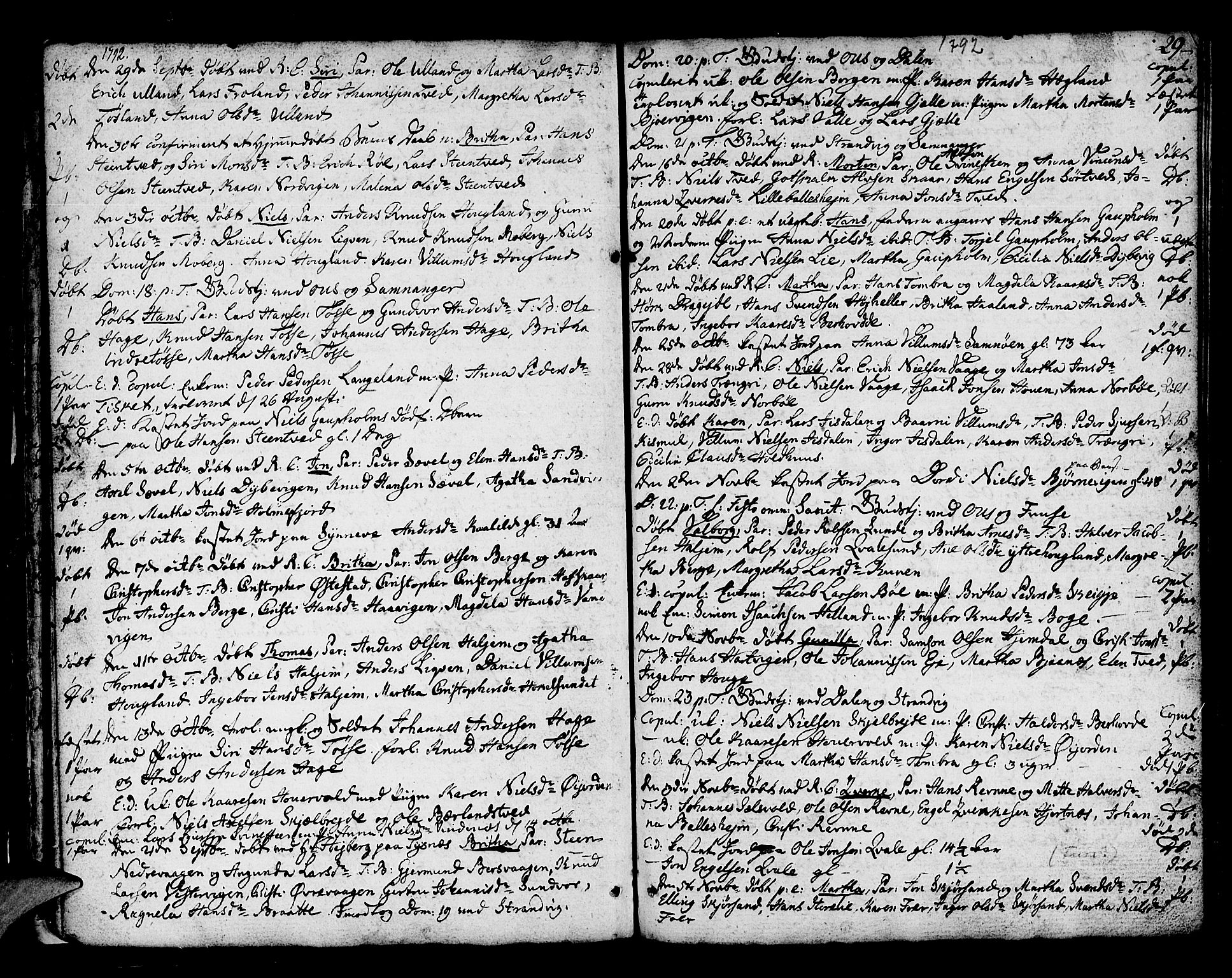 Os sokneprestembete, SAB/A-99929: Parish register (official) no. A 11, 1789-1815, p. 29