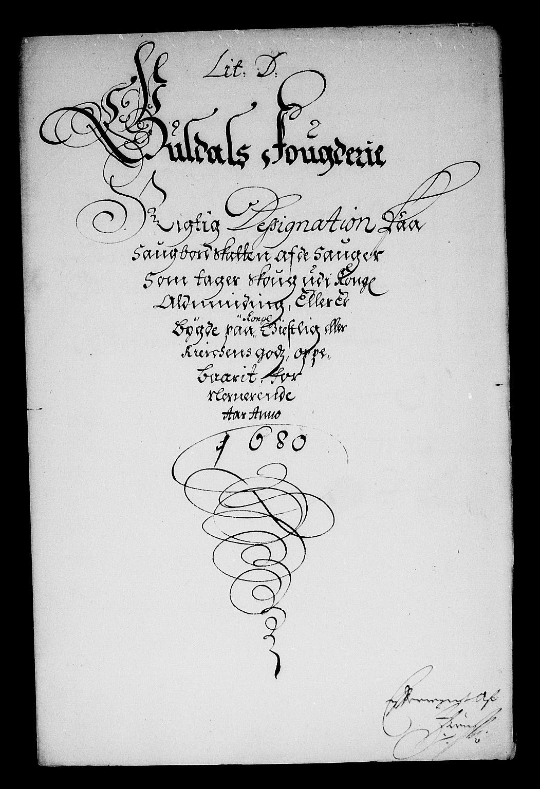 Rentekammeret inntil 1814, Reviderte regnskaper, Stiftamtstueregnskaper, Trondheim stiftamt og Nordland amt, RA/EA-6044/R/Rf/L0059: Trondheim stiftamt, 1680