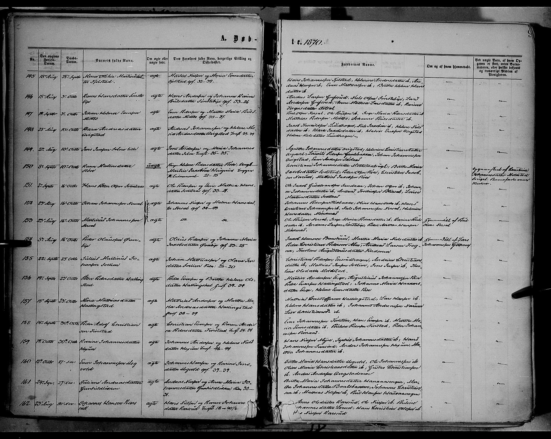 Vestre Toten prestekontor, AV/SAH-PREST-108/H/Ha/Haa/L0008: Parish register (official) no. 8, 1870-1877, p. 9