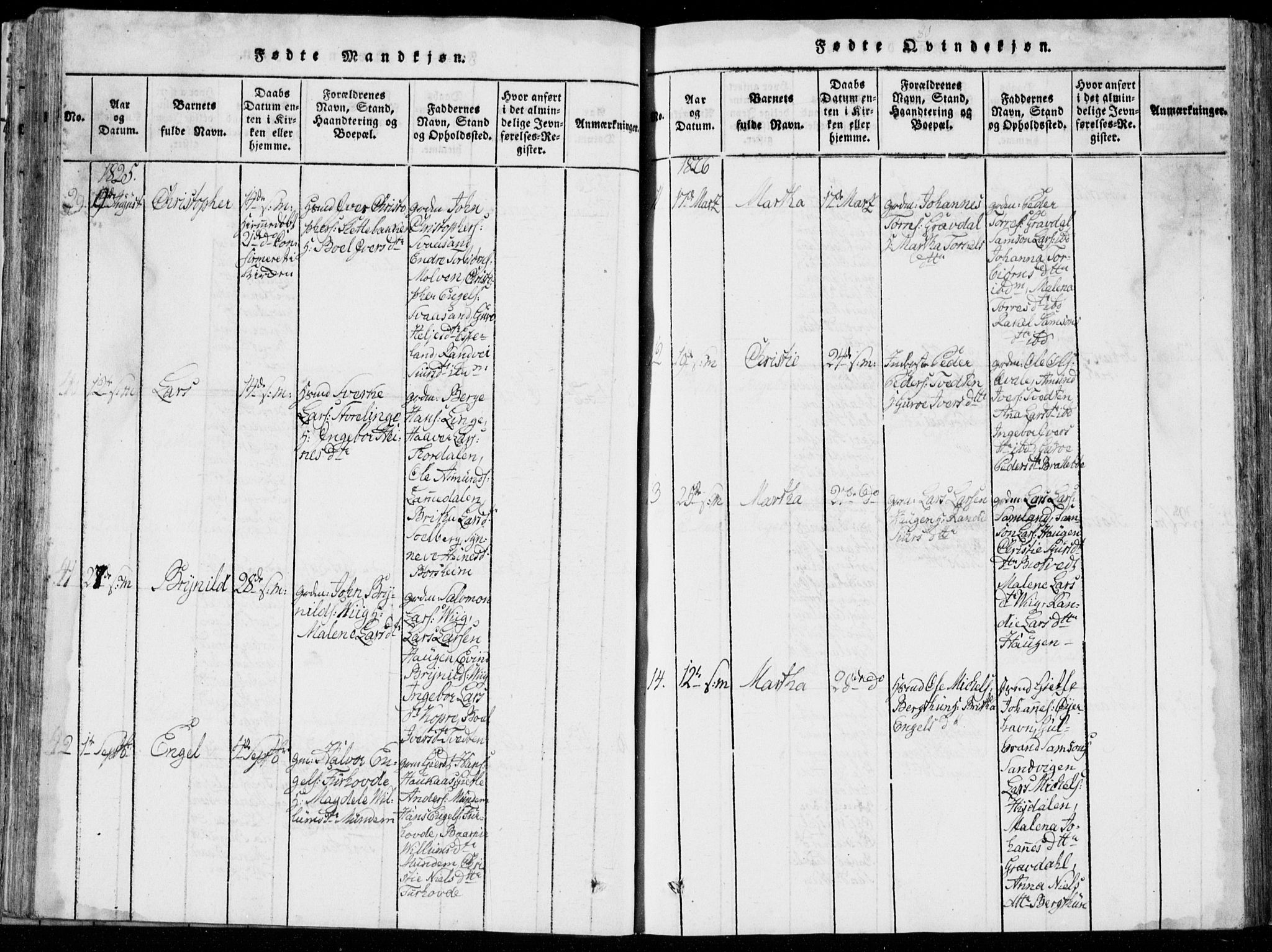 Strandebarm sokneprestembete, AV/SAB-A-78401/H/Hab: Parish register (copy) no. A  1, 1816-1826, p. 80
