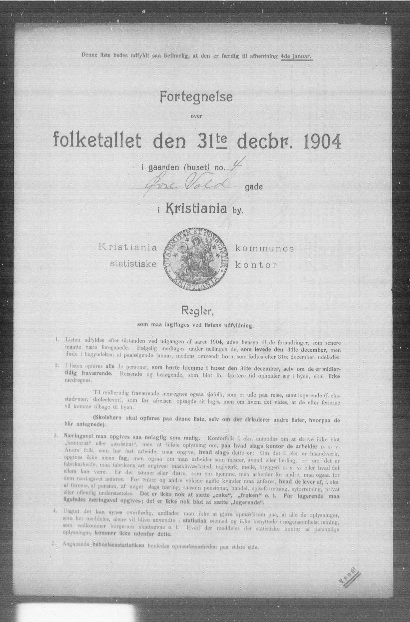 OBA, Municipal Census 1904 for Kristiania, 1904, p. 24388