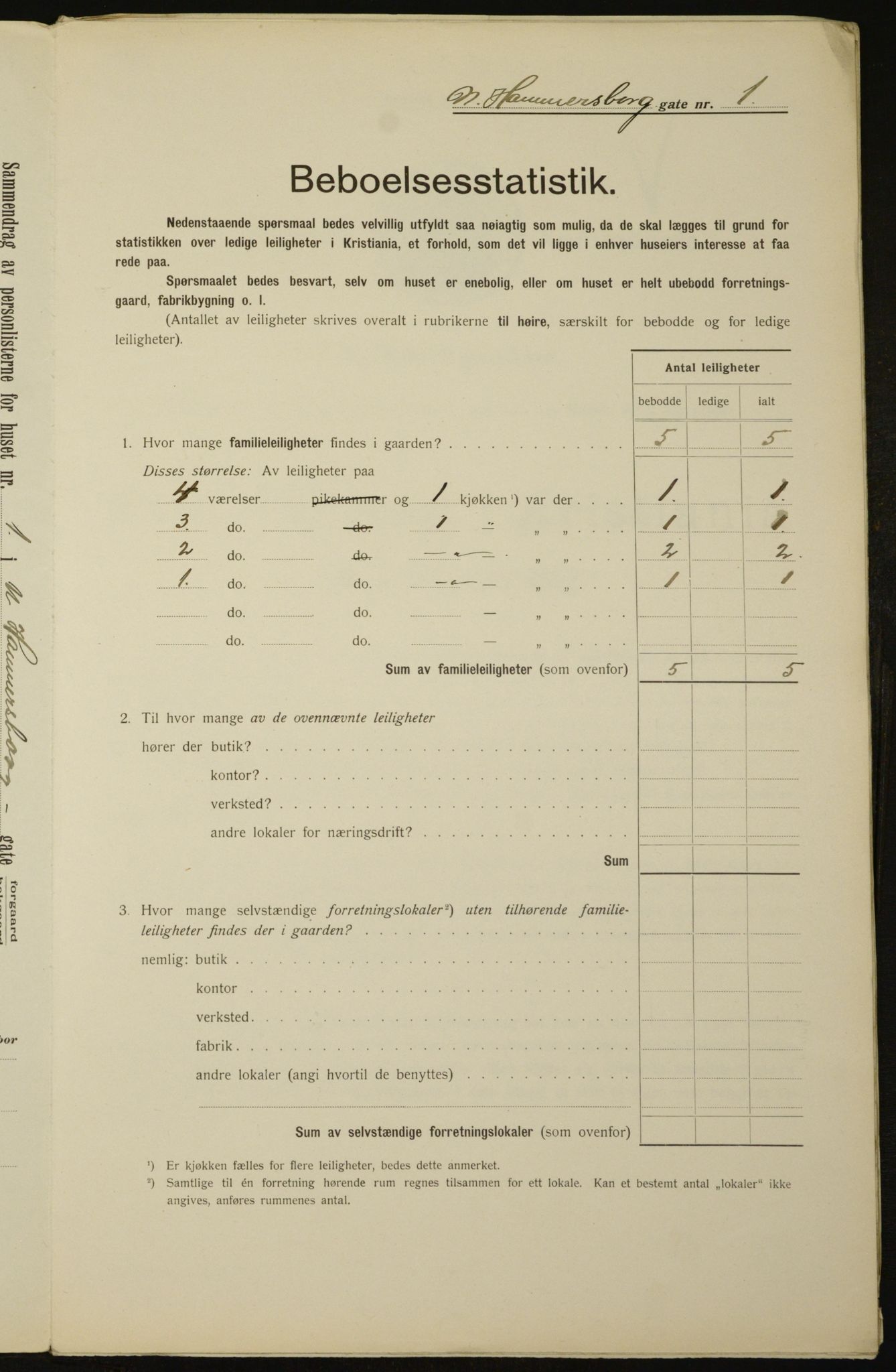 OBA, Municipal Census 1912 for Kristiania, 1912, p. 69747