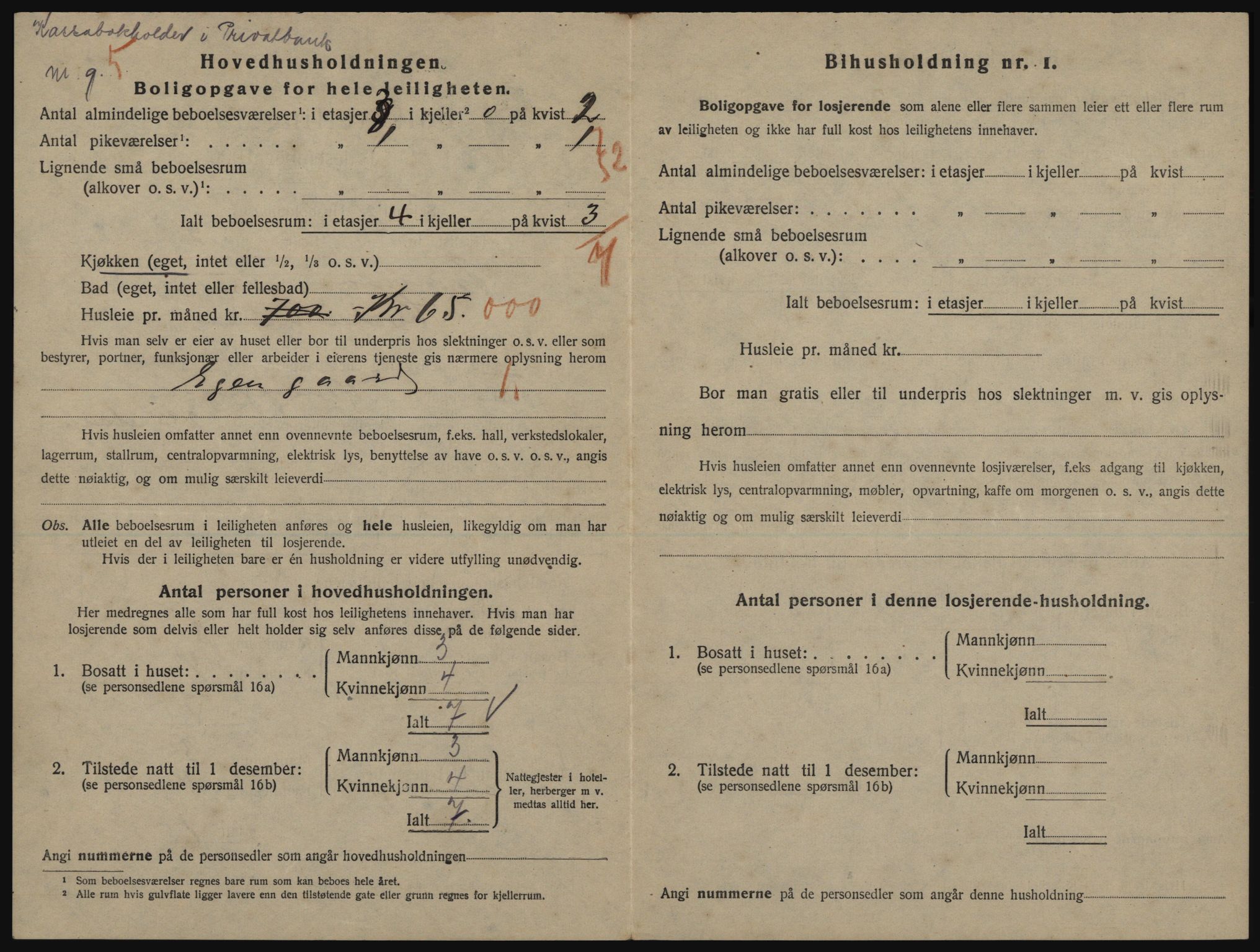 SATØ, 1920 census for Tromsø, 1920, p. 3268