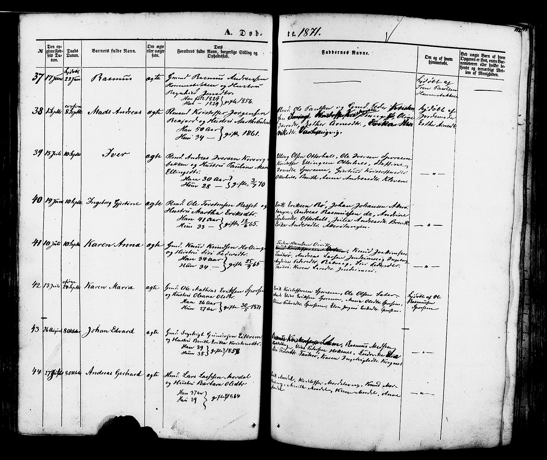 Ministerialprotokoller, klokkerbøker og fødselsregistre - Møre og Romsdal, AV/SAT-A-1454/560/L0719: Parish register (official) no. 560A03, 1845-1872, p. 112