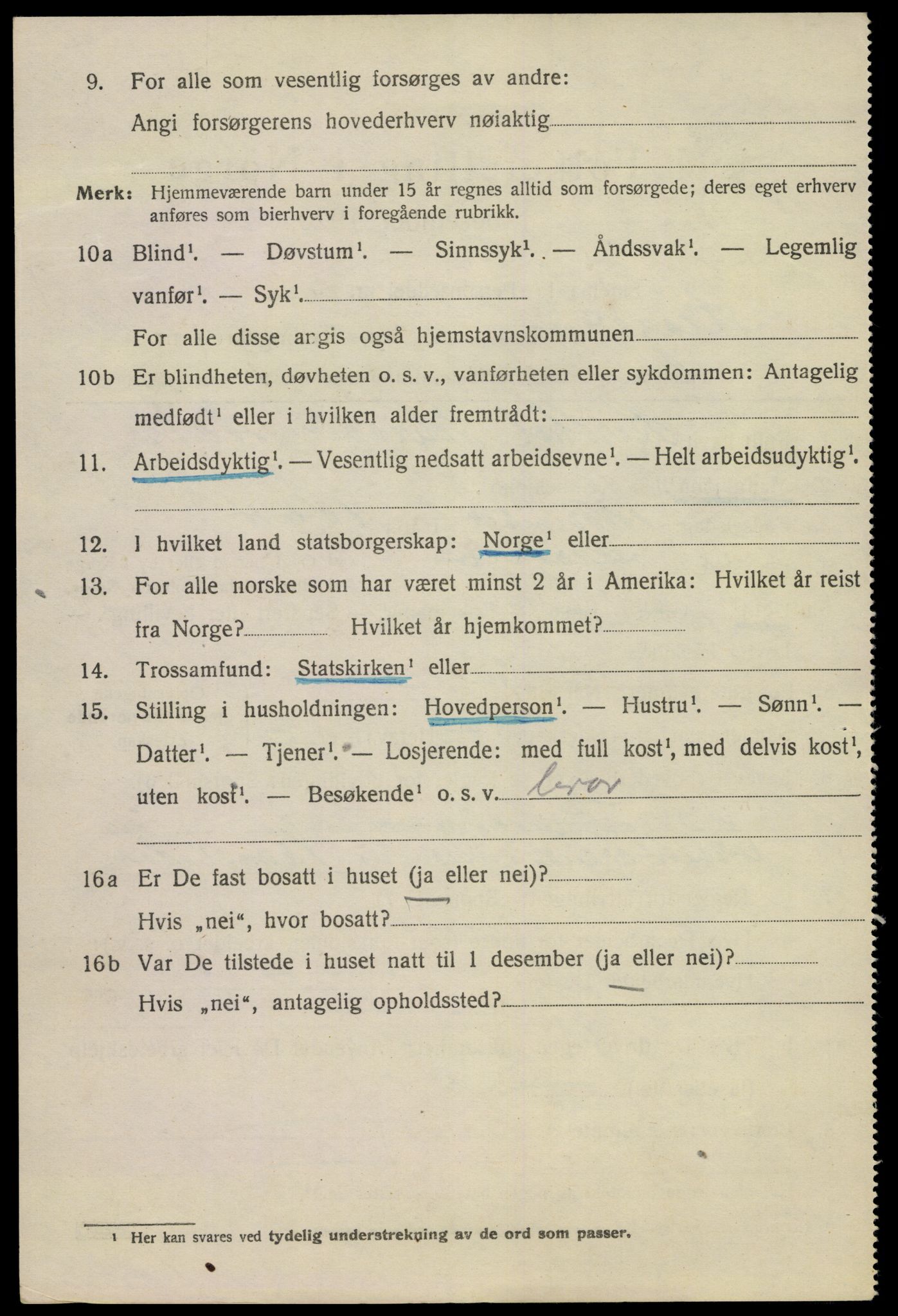 SAKO, 1920 census for Kragerø, 1920, p. 5298