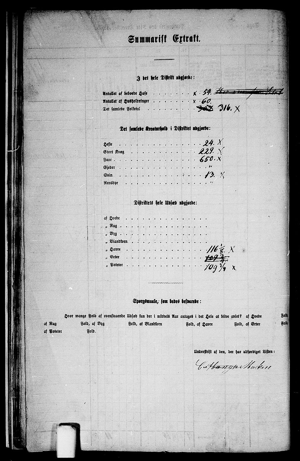 RA, 1865 census for Manger, 1865, p. 29