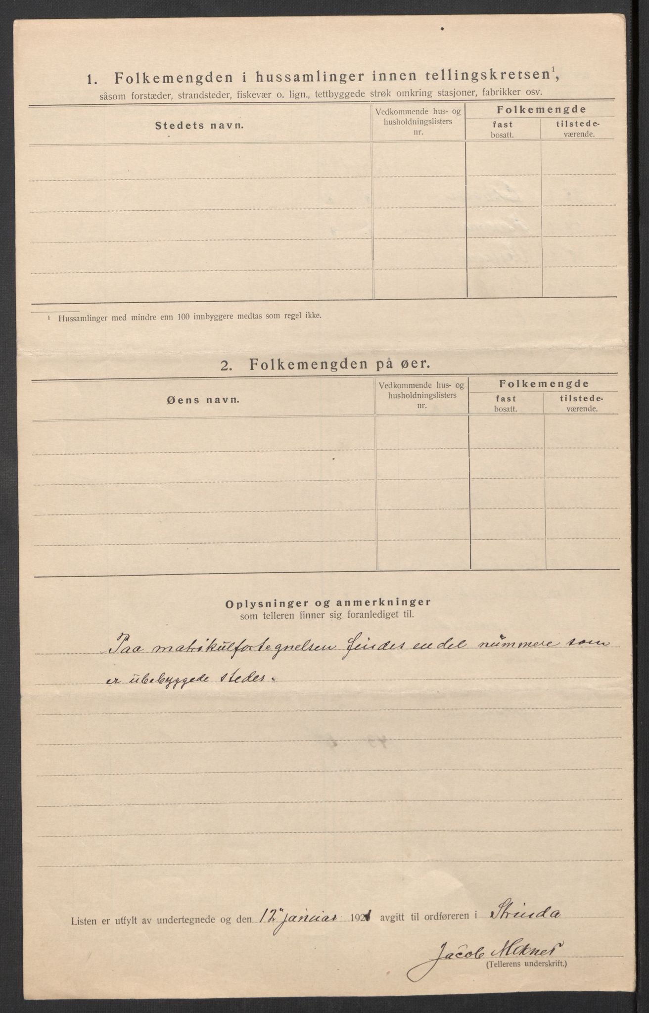 SAT, 1920 census for Strinda, 1920, p. 33