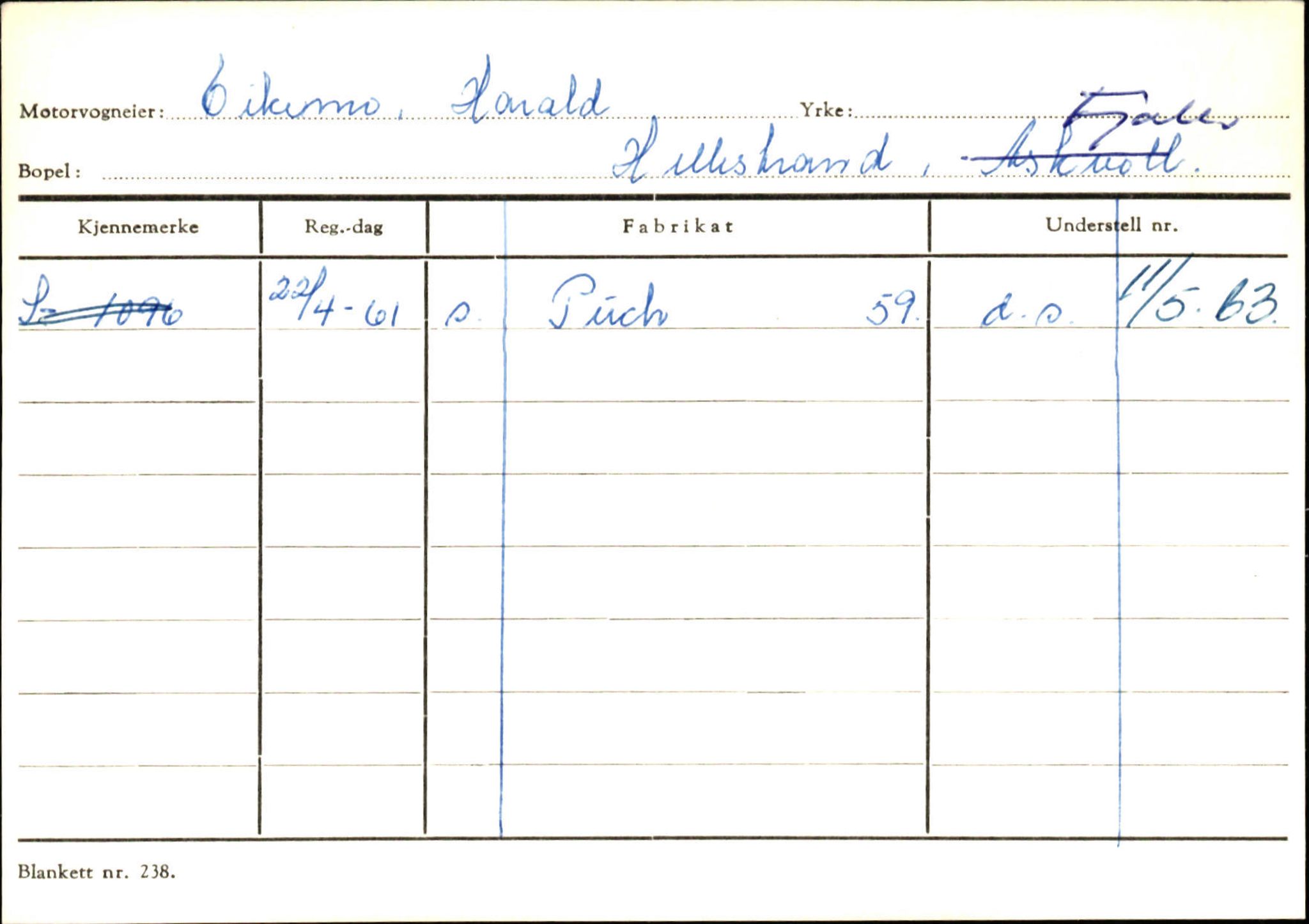 Statens vegvesen, Sogn og Fjordane vegkontor, AV/SAB-A-5301/4/F/L0125: Eigarregister Sogndal V-Å. Aurland A-Å. Fjaler A-N, 1945-1975, p. 1567