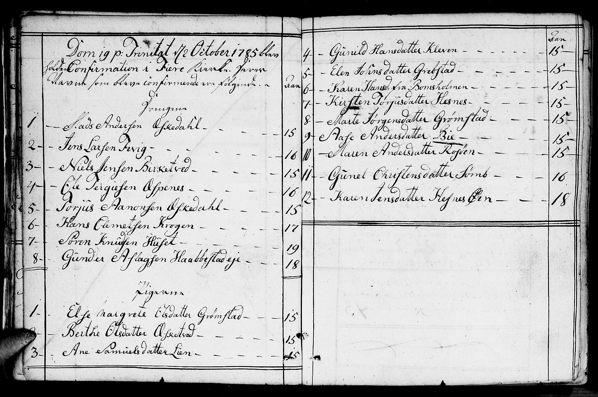 Fjære sokneprestkontor, AV/SAK-1111-0011/F/Fb/L0005: Parish register (copy) no. B 5, 1785-1803, p. 7