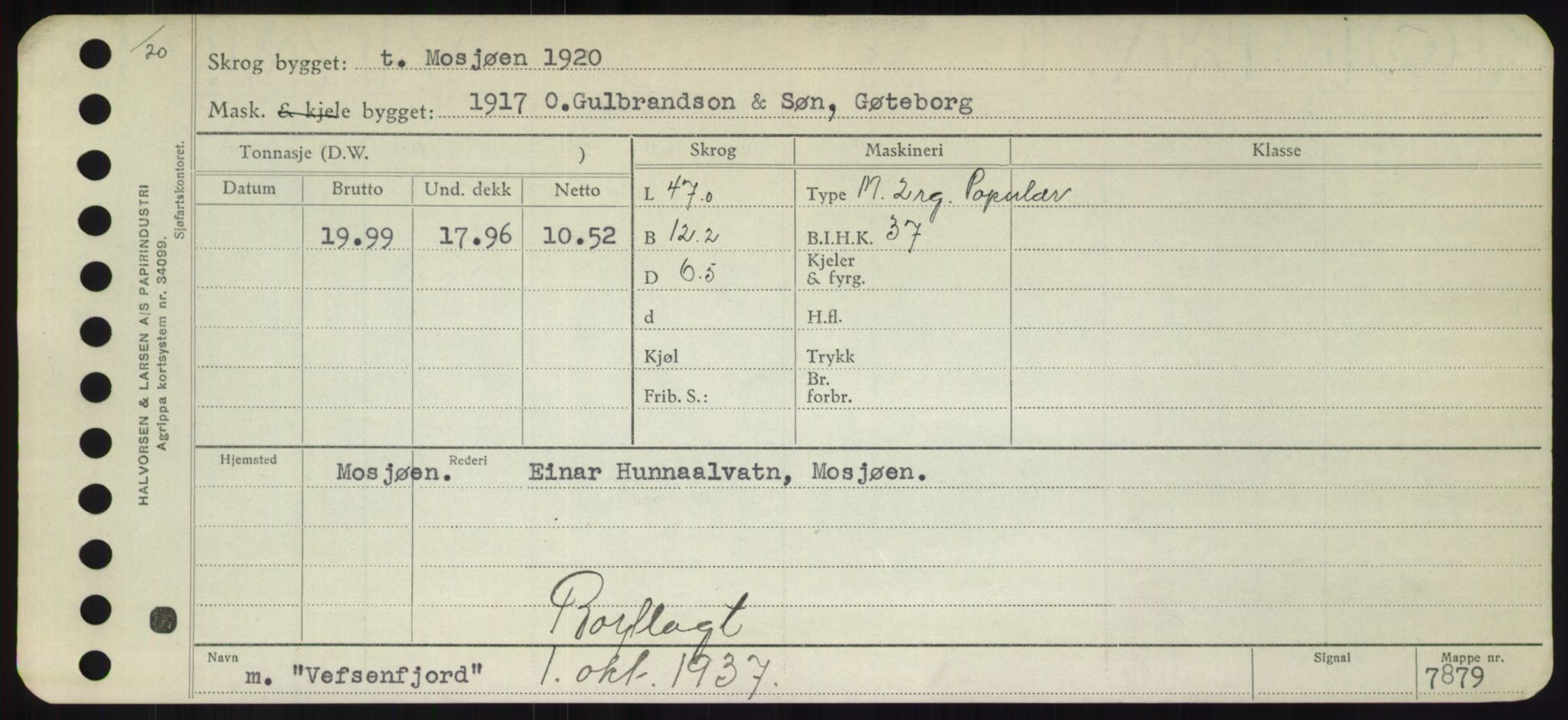 Sjøfartsdirektoratet med forløpere, Skipsmålingen, AV/RA-S-1627/H/Hd/L0040: Fartøy, U-Ve, p. 455