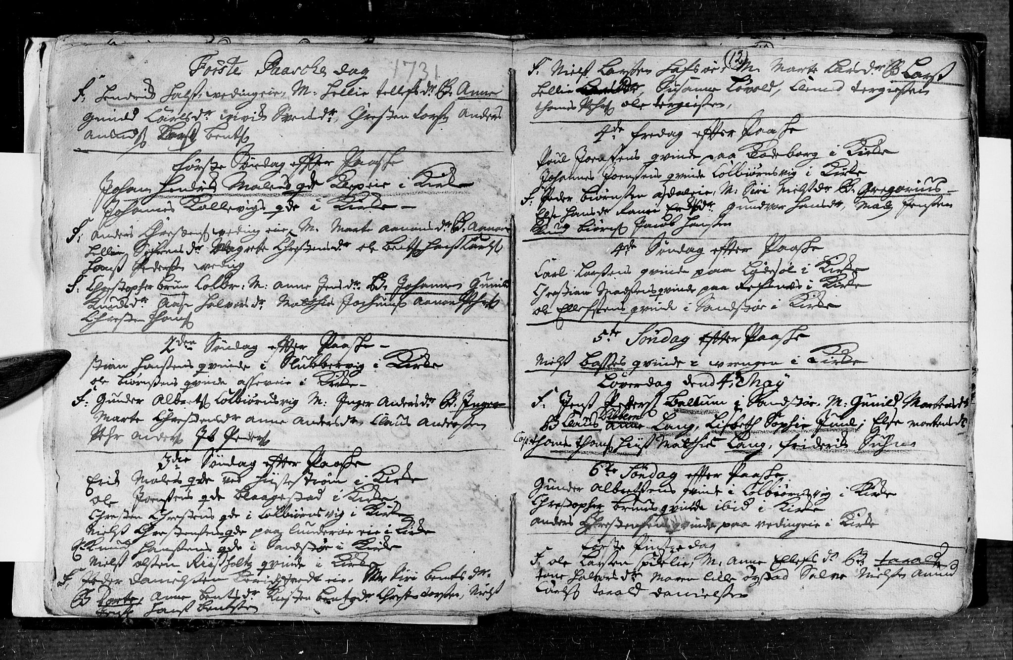 Øyestad sokneprestkontor, AV/SAK-1111-0049/F/Fa/L0004: Parish register (official) no. A 4, 1730-1750, p. 12