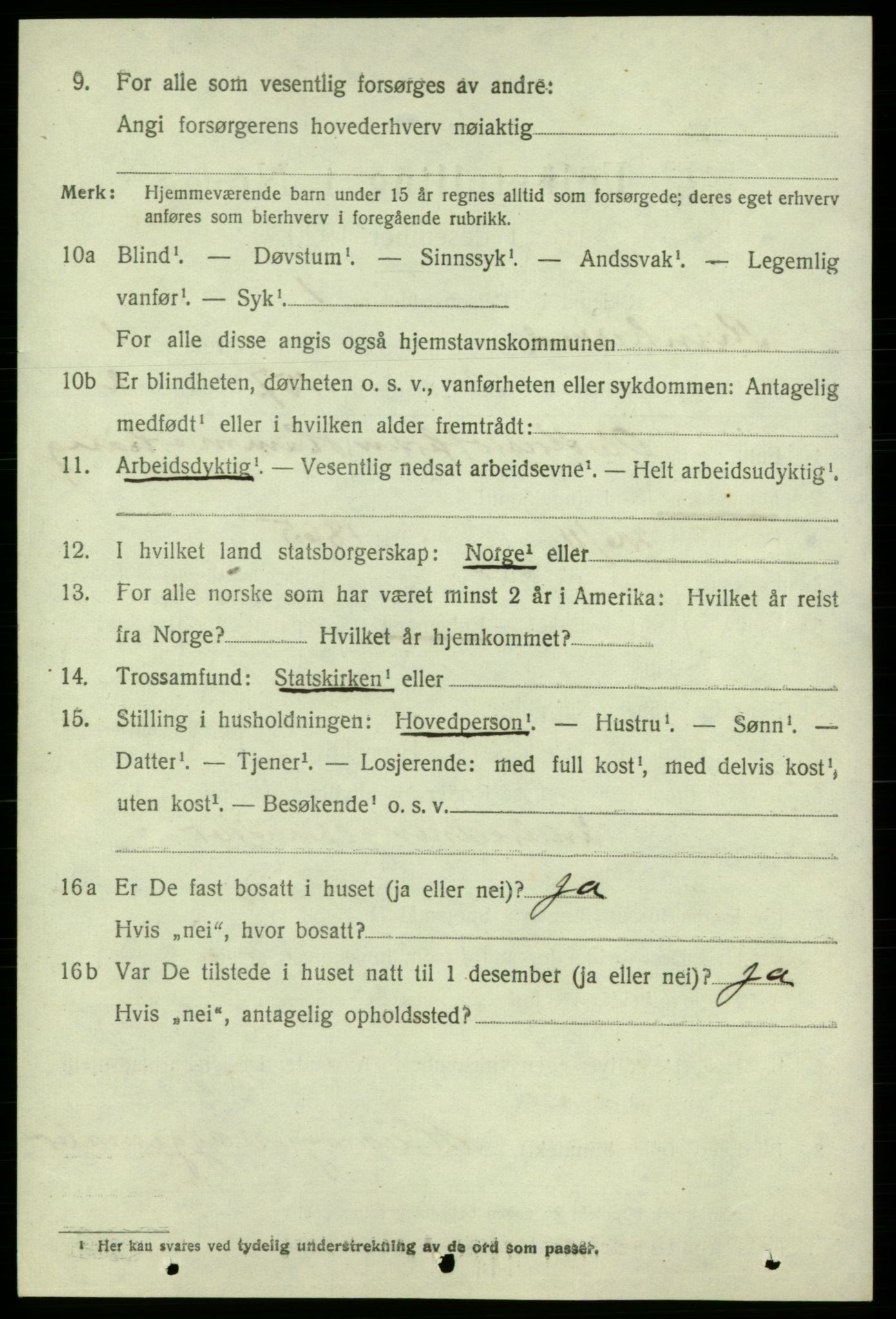 SAB, 1920 census for Kvinnherad, 1920, p. 4069